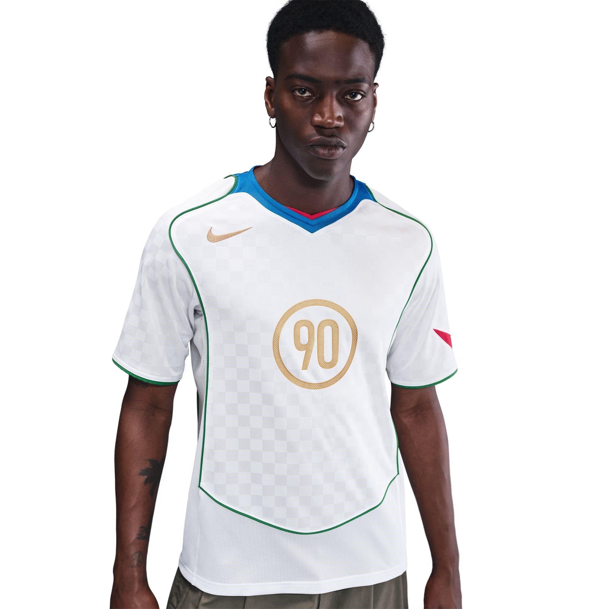Nike Men's Total 90 Energy Shirt Adults - White/Blue - L