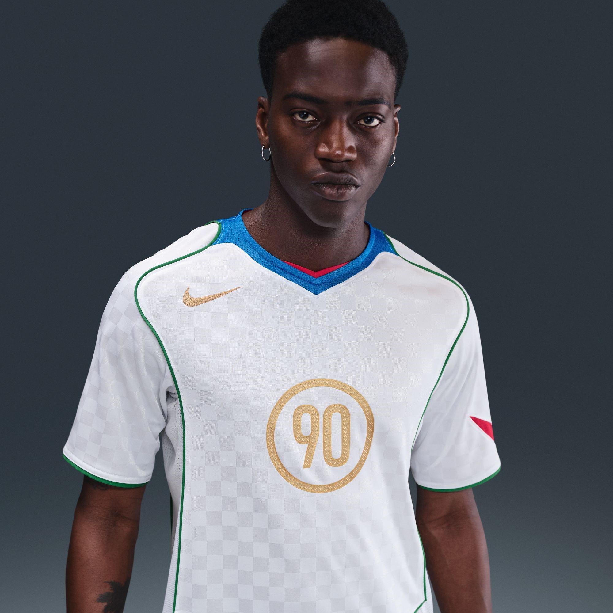 White/Blue - Nike - Total 90 Energy Shirt Adults - 6