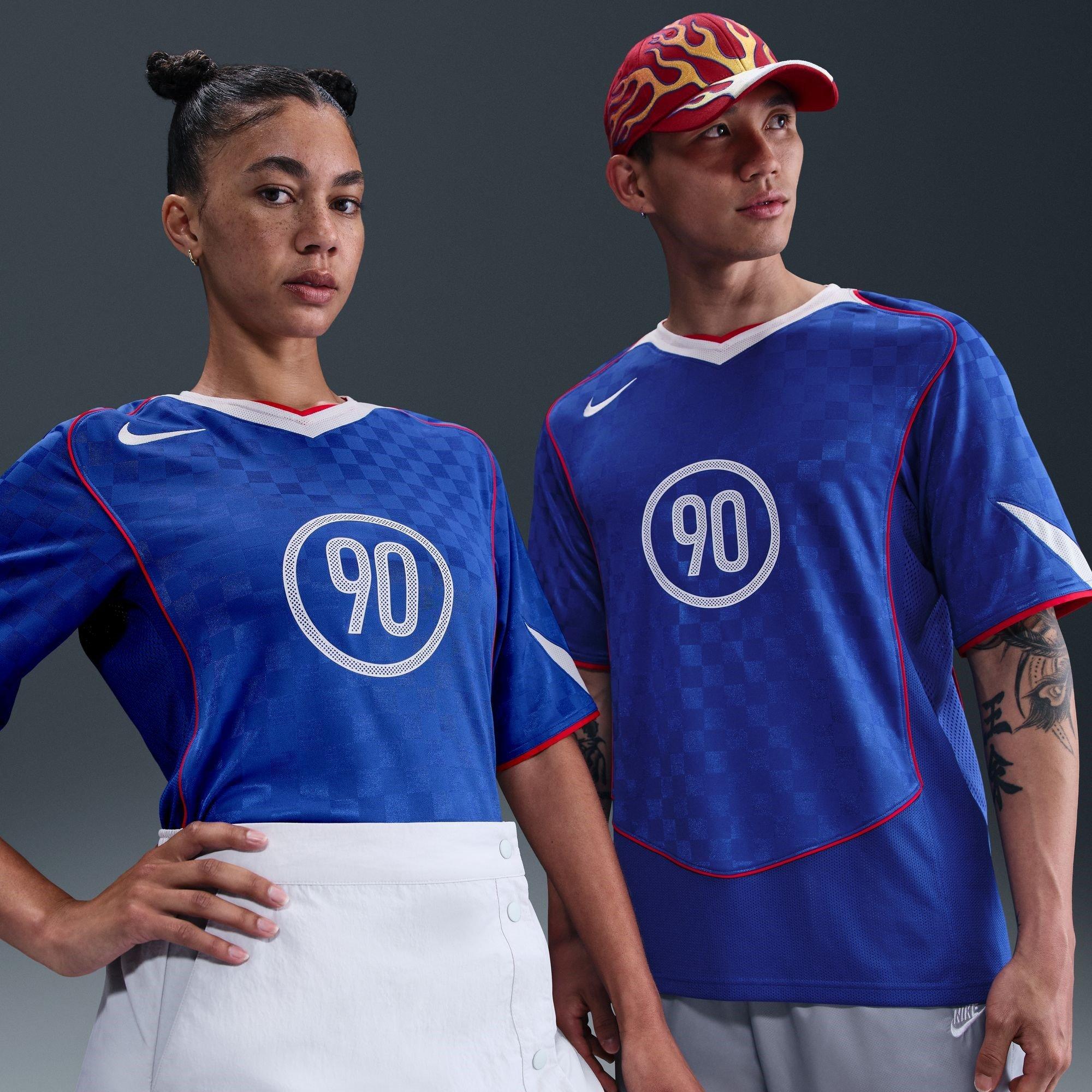 Blauw/Wit - Nike - Total 90 Energy Shirt Adults - 4