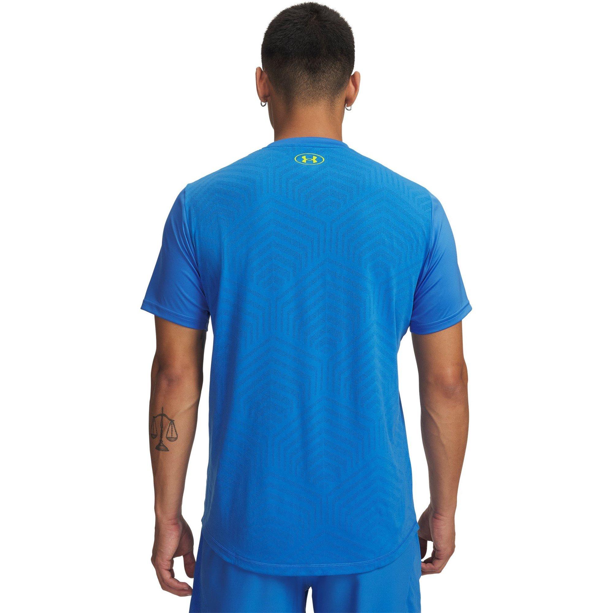 Blu/Giallo - Under Armour - Chal Short-Sleeve Performance T-Shirt - 4