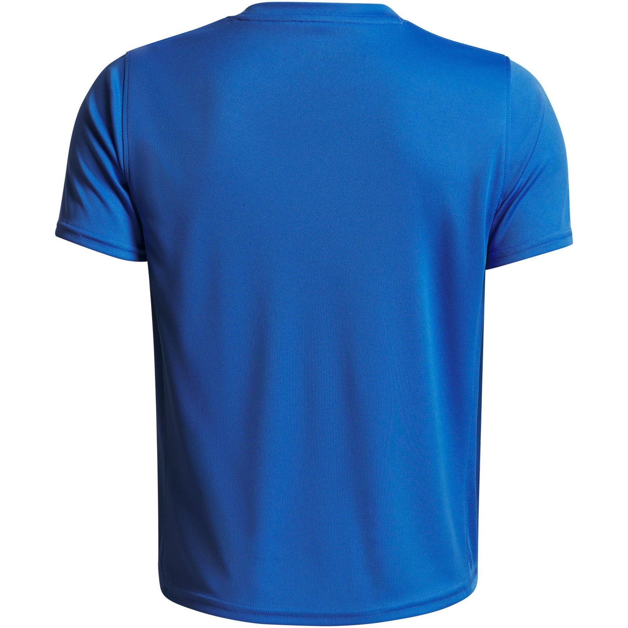 Blue/Yellow - Under Armour - Challenger Train Short-Sleeve Performance T-Shirt - 2