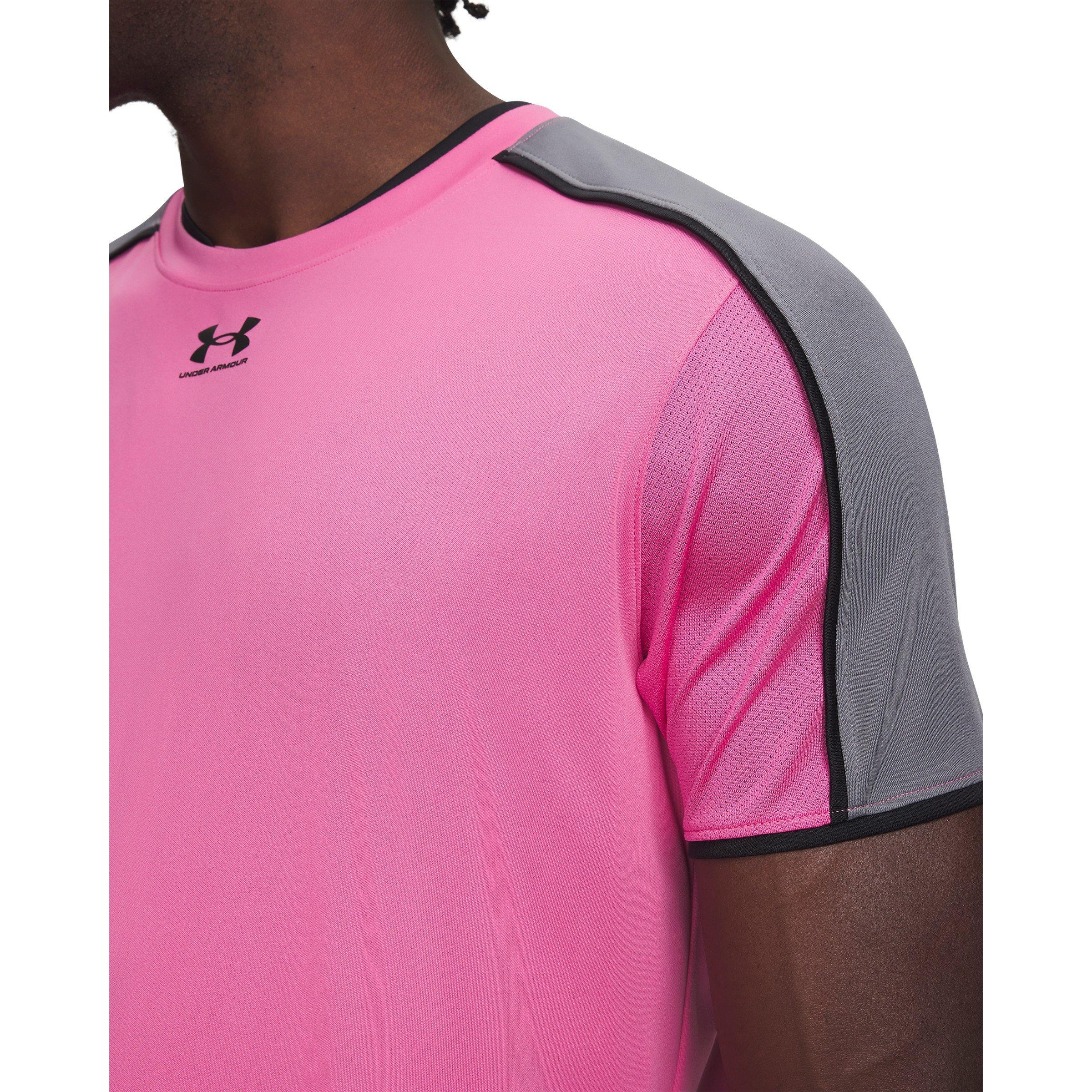 Pink Frenzy - Under Armour - Challenger Training Short Sleeve T-Shirt Mens - 3