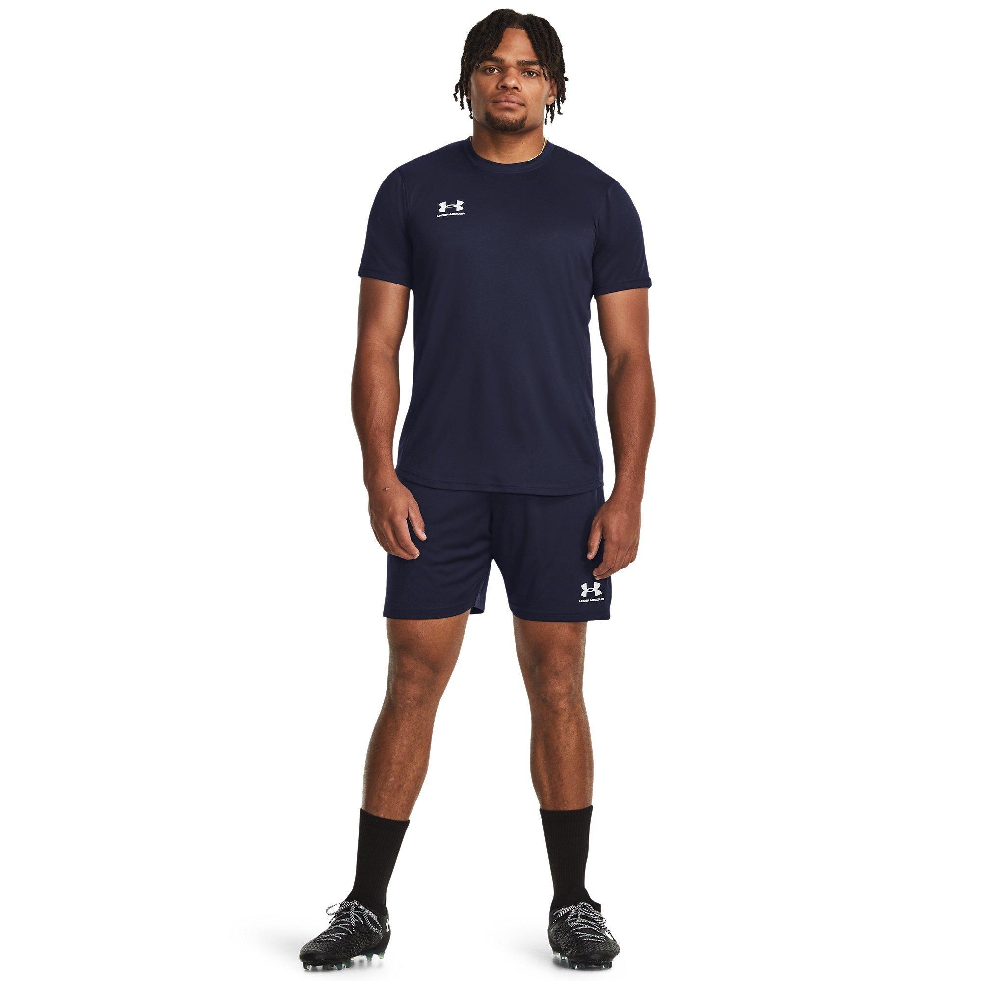 Azul Marinho / Branco - Under Armour - Challenger Training Short Sleeve T-Shirt Mens - 6