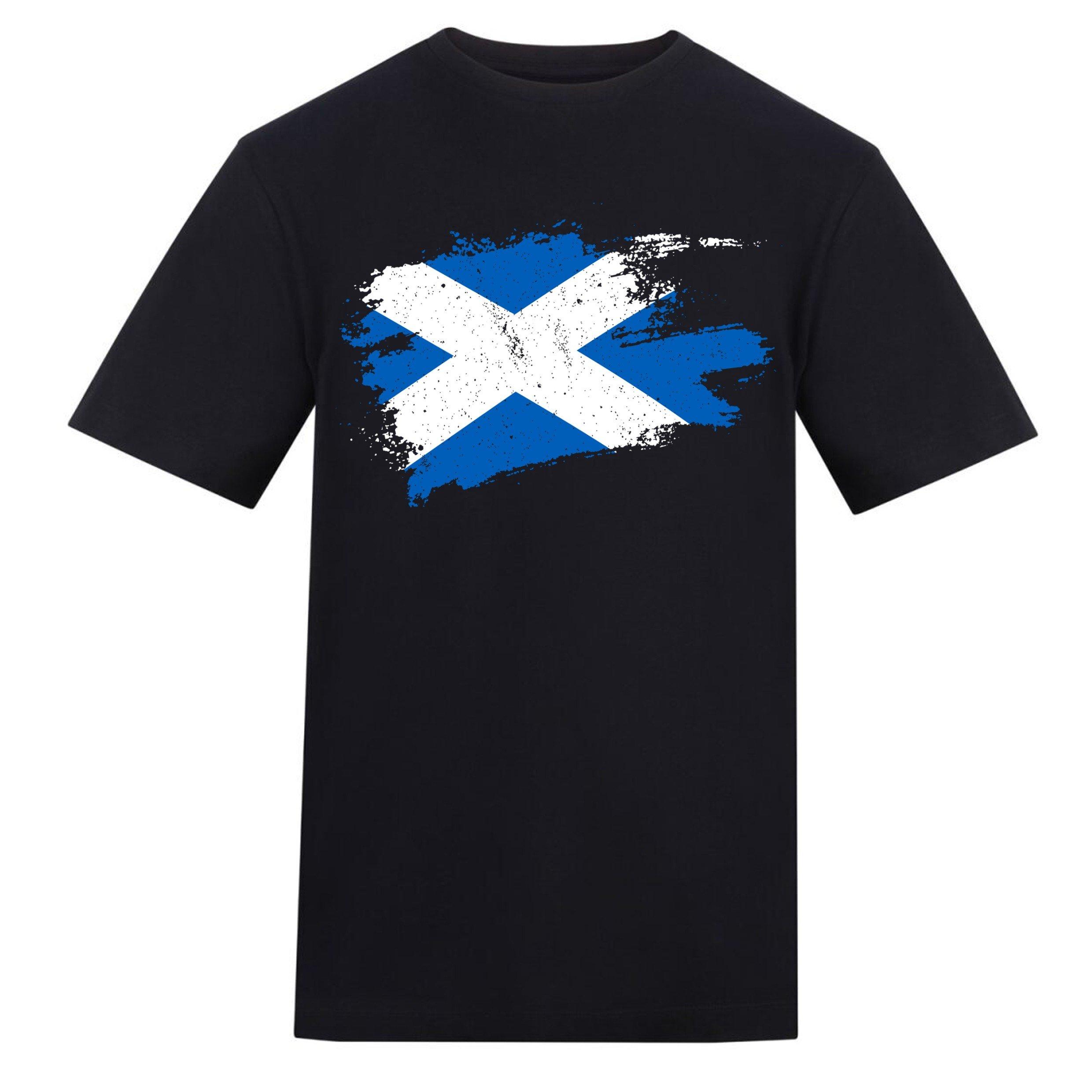 AWD Printed Adult Football Scotland Flag Tee