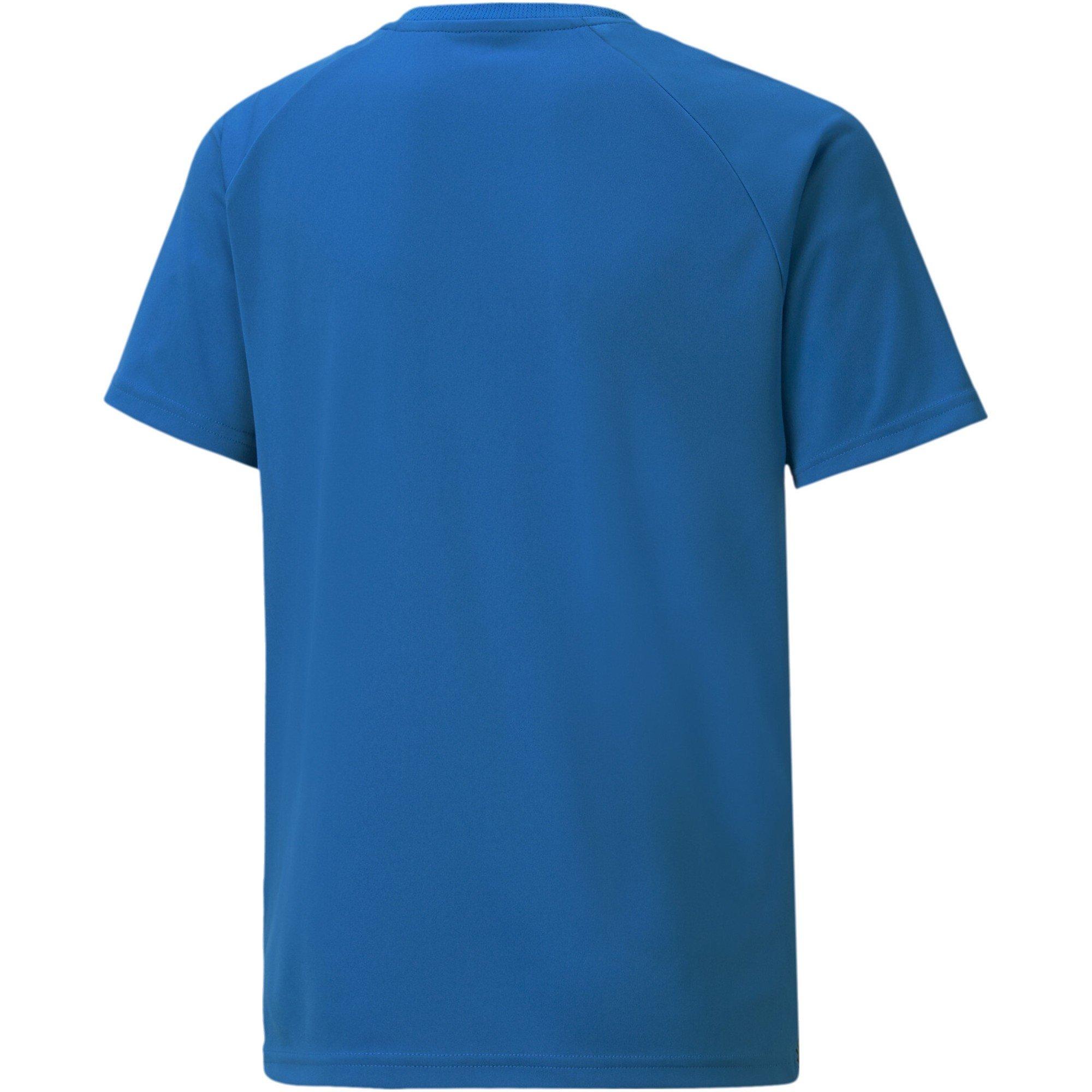 EBluLem-Blk-Wht - Puma - Puma Teamliga Striped Jersey Jr T-Shirt Unisex Kids - 2