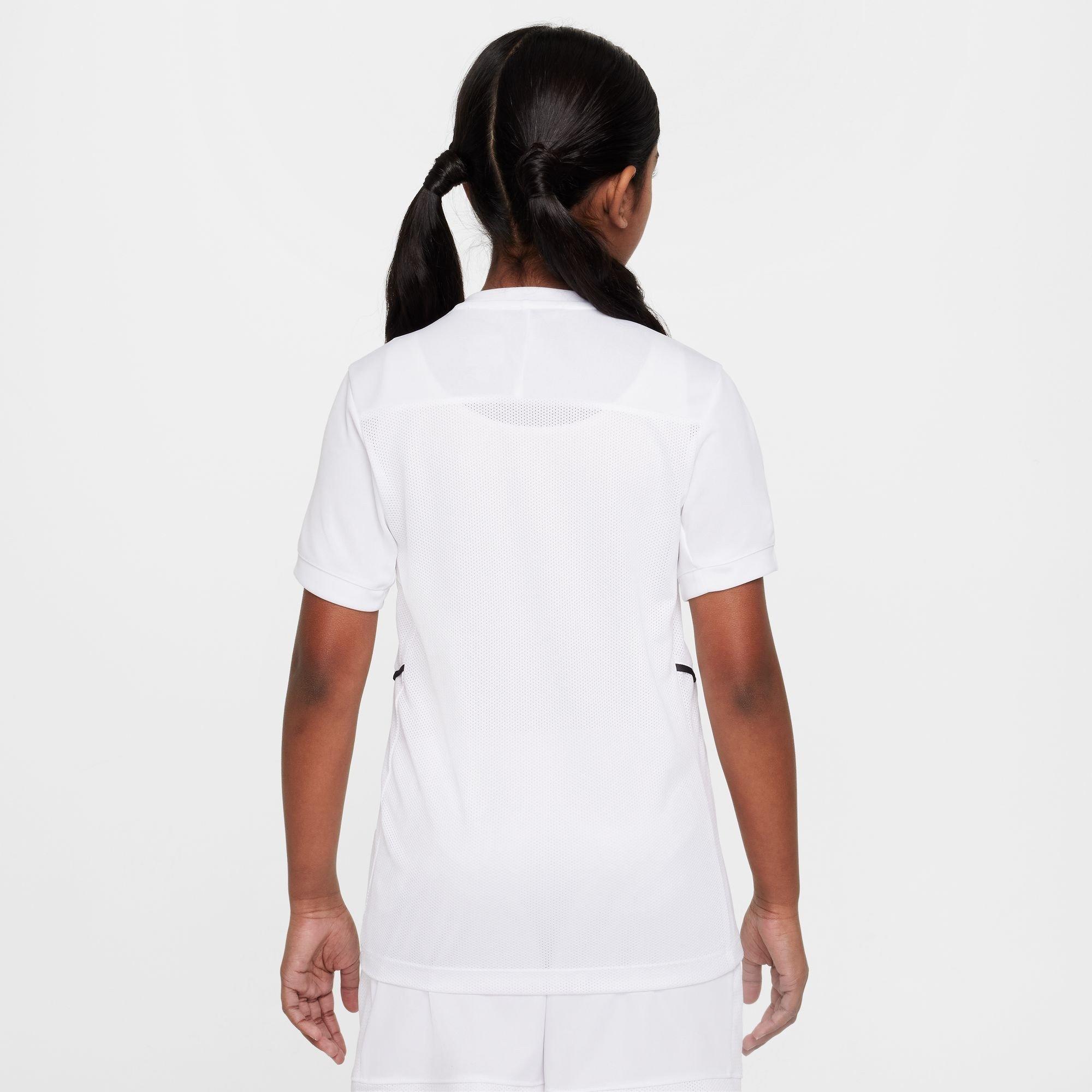 White - Nike - Kids' Short Sleeve Performance T-Shirt - 2