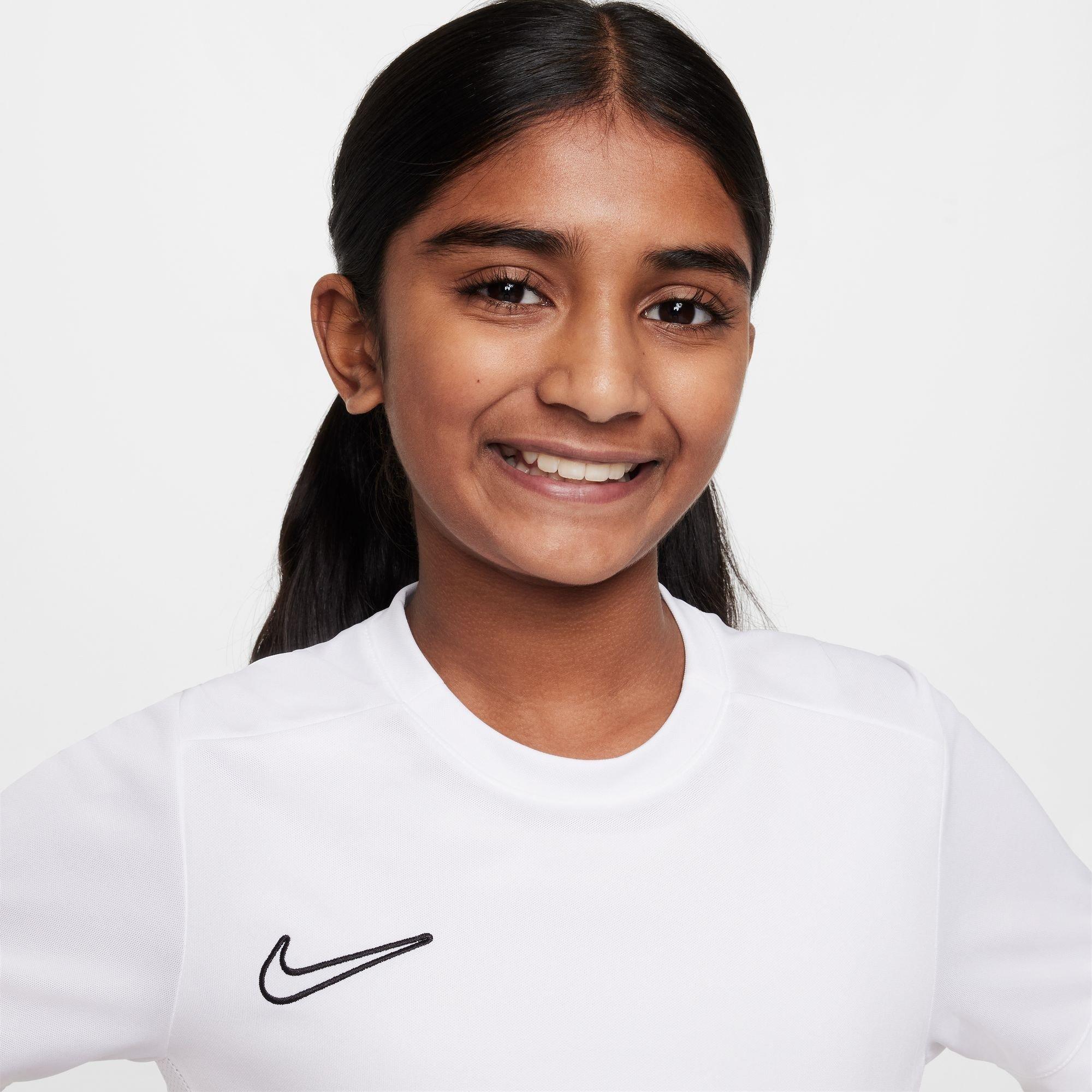 White - Nike - Kids' Short Sleeve Performance T-Shirt - 3