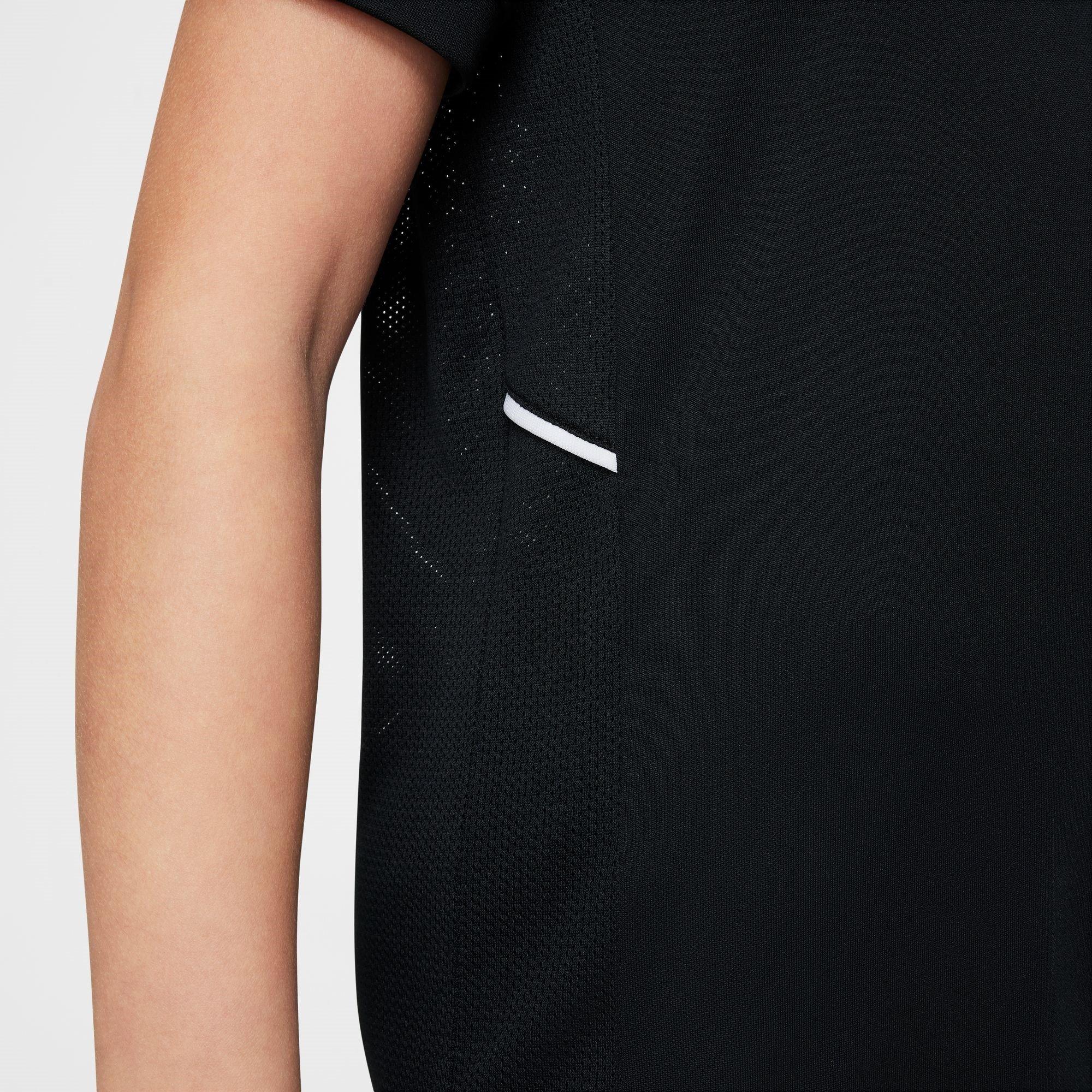 Black/White - Nike - Kids' Short Sleeve Performance T-Shirt - 5