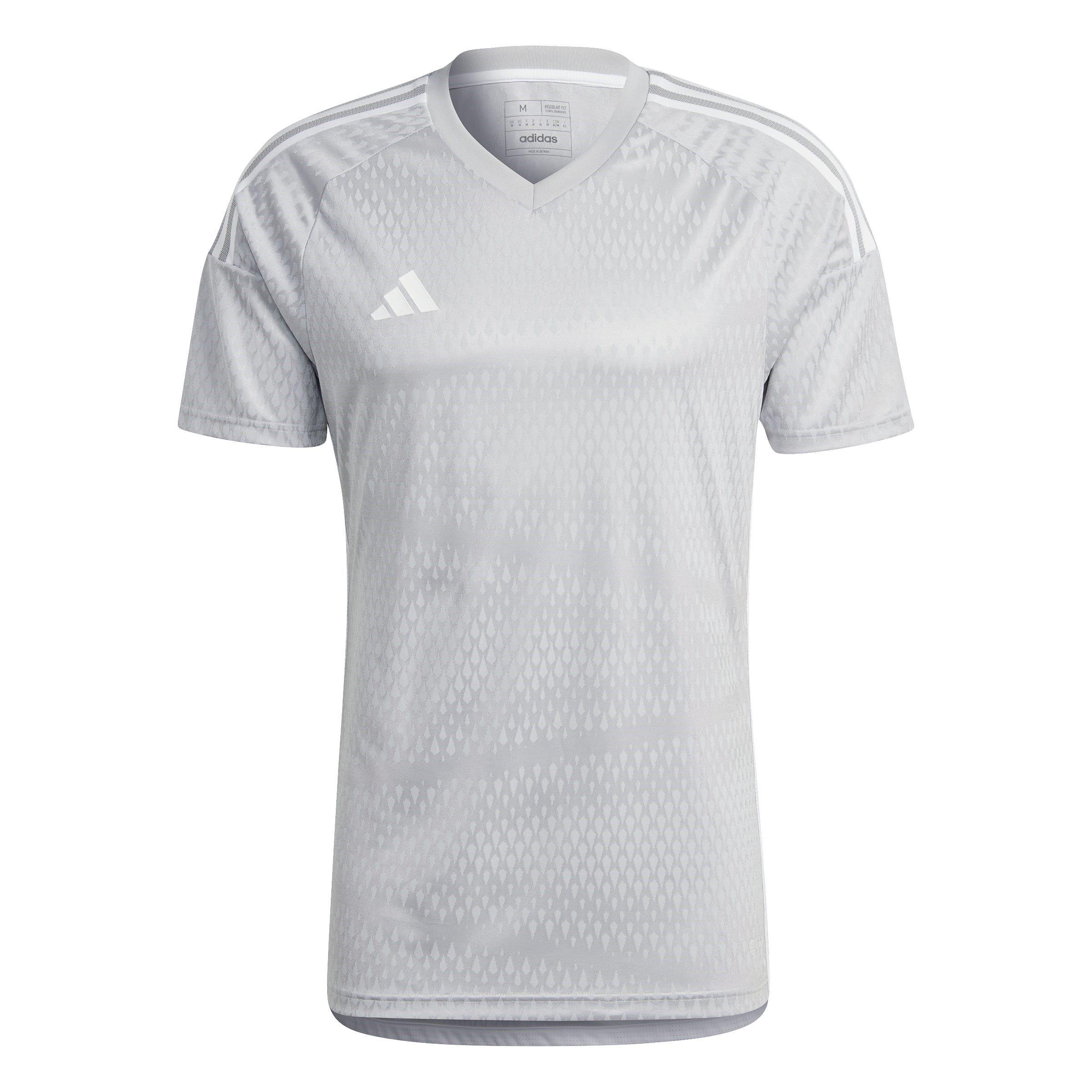 Team Light Grey - adidas - Men's Tiro23 Short-Sleeve Performance T-Shirt - 1