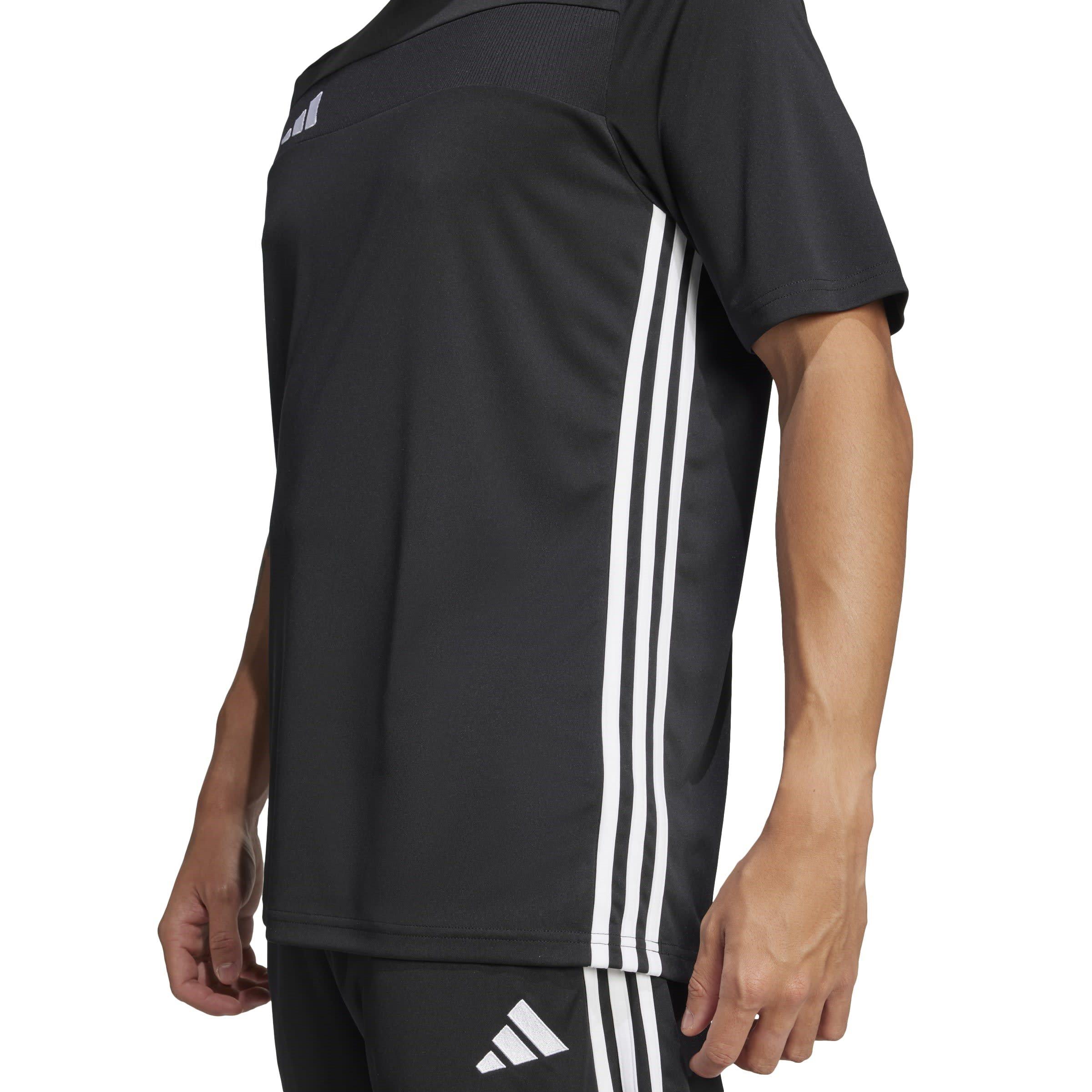 BLACK/WHITE - adidas - Tiro ES Short Sleeve Performance T-Shirt - 6