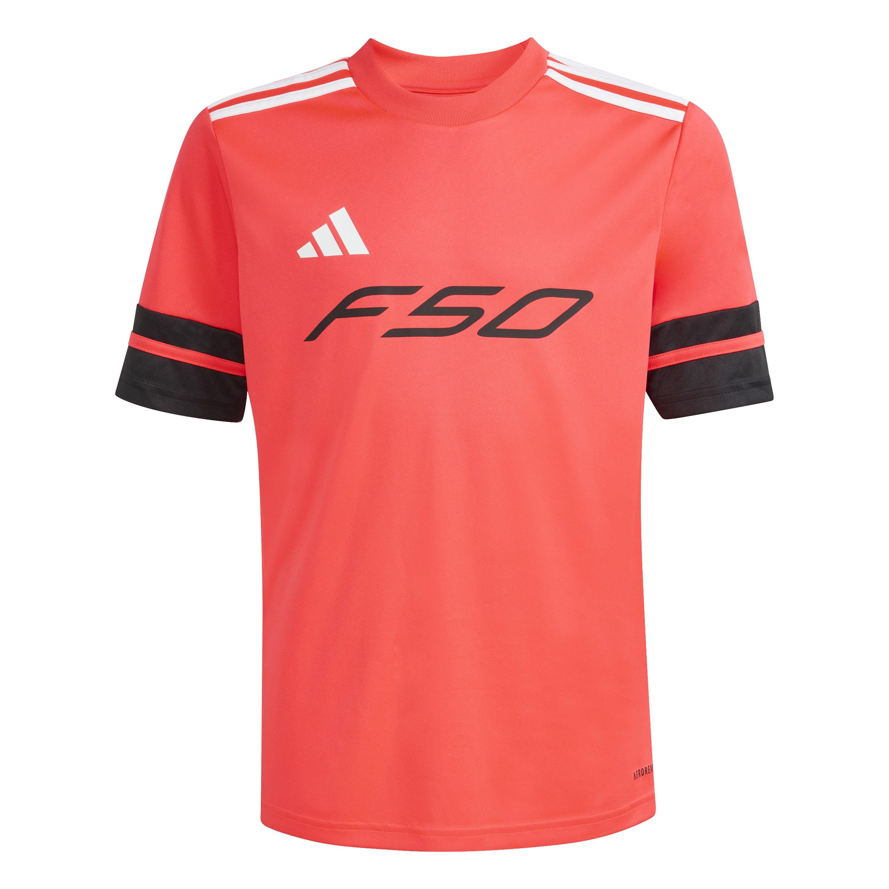Adidas  Kids F50 Jersey Kids - Red/Black - 7-8 Years