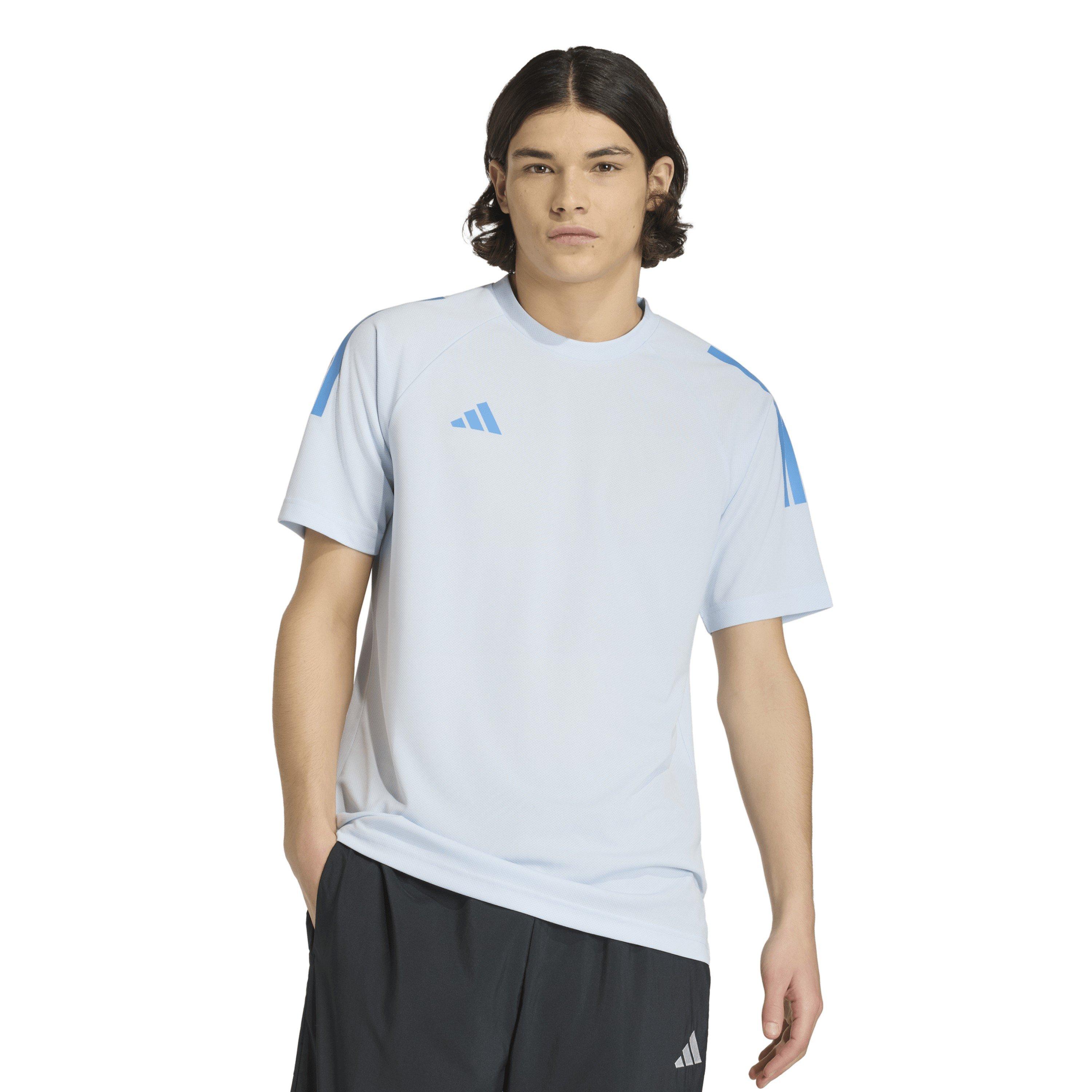 Crystal Sky - adidas - Climacool Sereno 3-Stripes Mens Shirt - 2