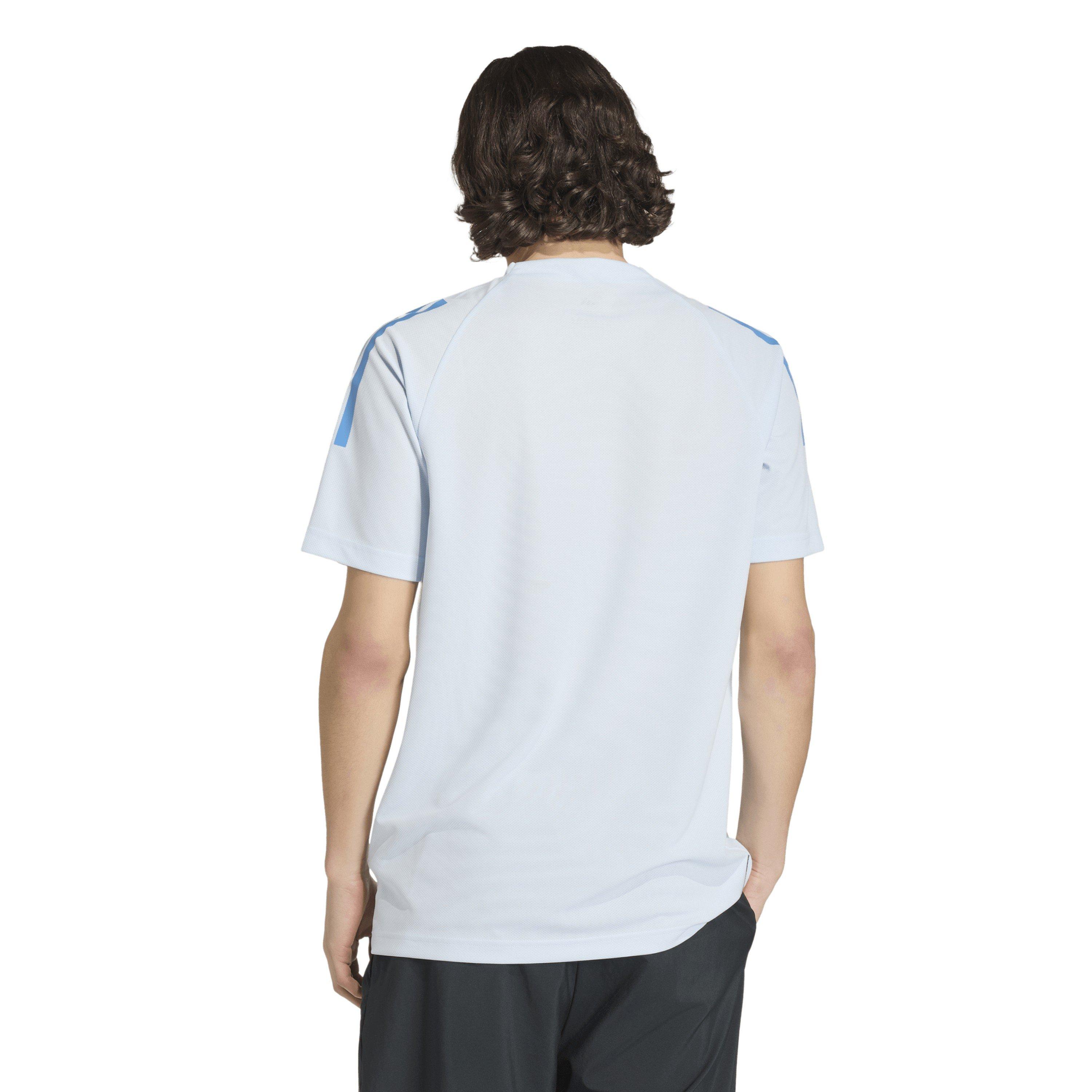 Crystal Sky - adidas - Climacool Sereno 3-Stripes Mens Shirt - 3