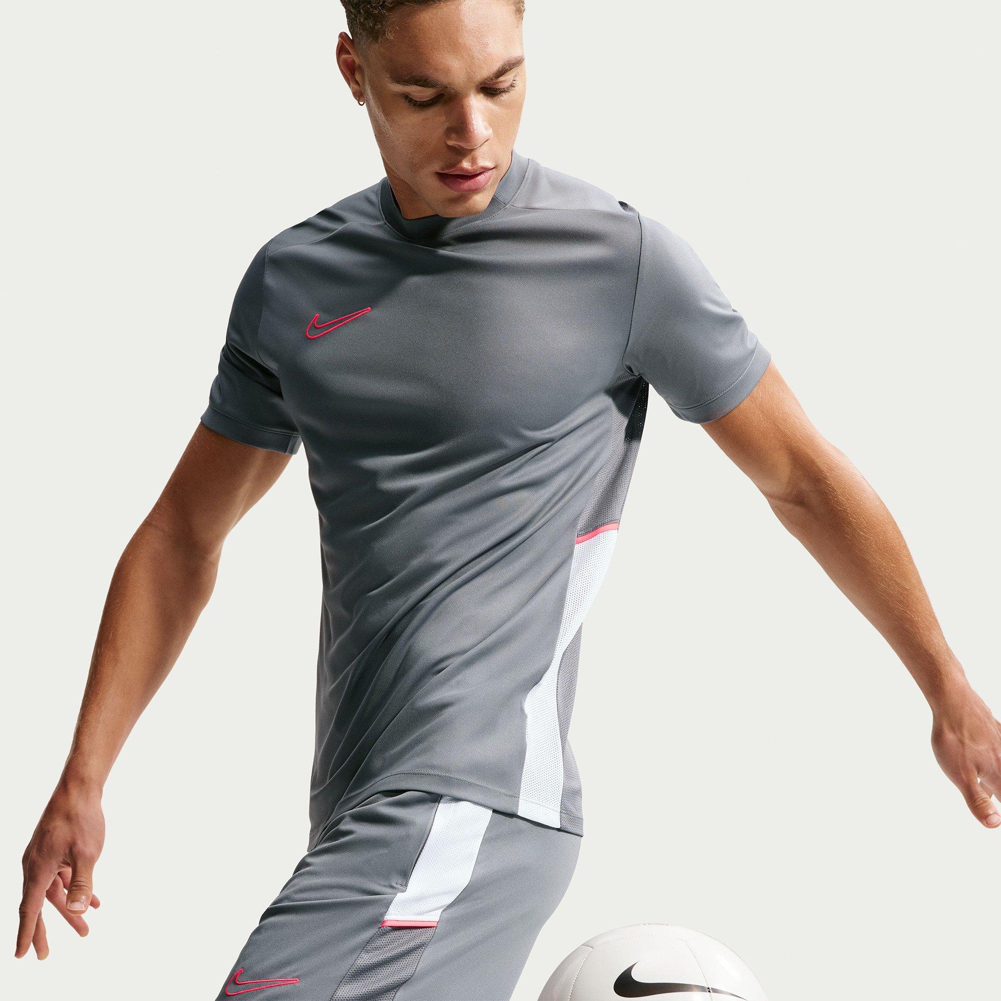 Grey/Hot Punch - Nike - Men's Short Sleeve Performance T-Shirt - 2