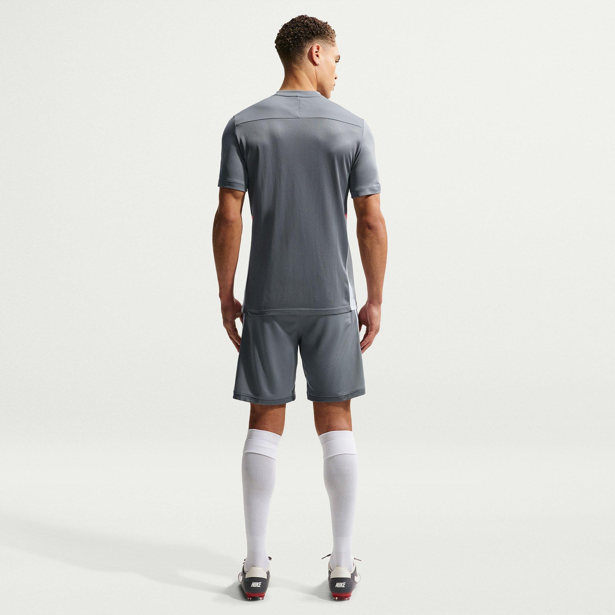 Grey/Hot Punch - Nike - Men's Short Sleeve Performance T-Shirt - 6