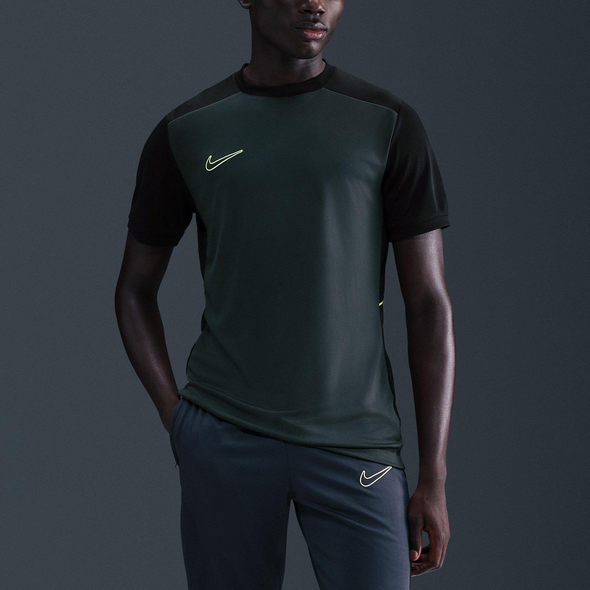 Seaweed/Bk-Lime - Nike - Nike Acd25 Ss Top Sn61 - 1