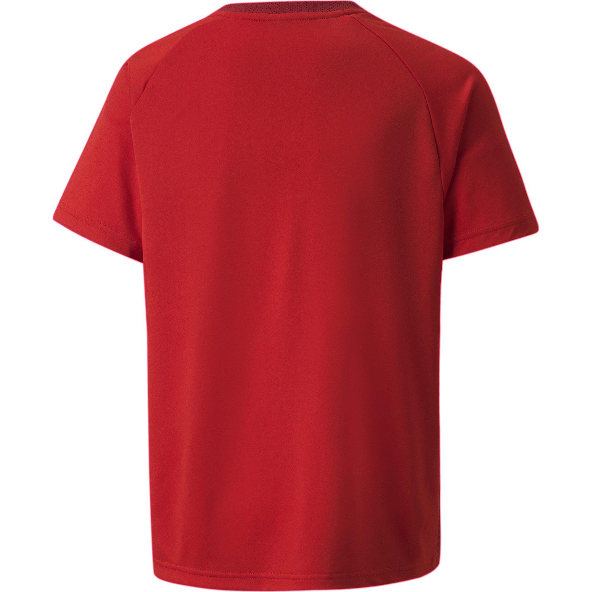 Rd-ChlPppr-Wht - Puma - Puma Teamvision Jersey Jr T-Shirt Unisex Kids - 2