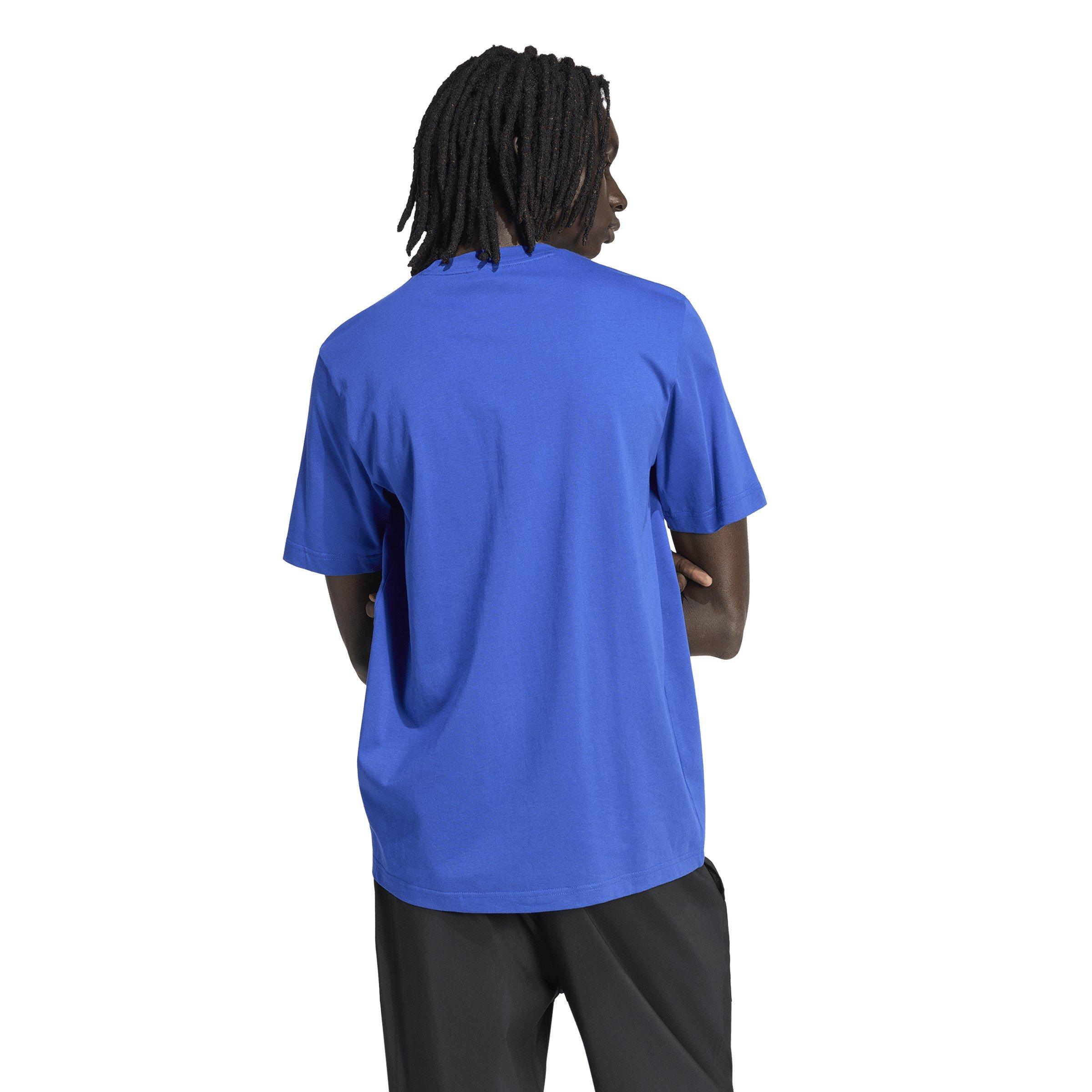 Vet Blauw - adidas - Men's Short Sleeve Performance T-Shirt - 3