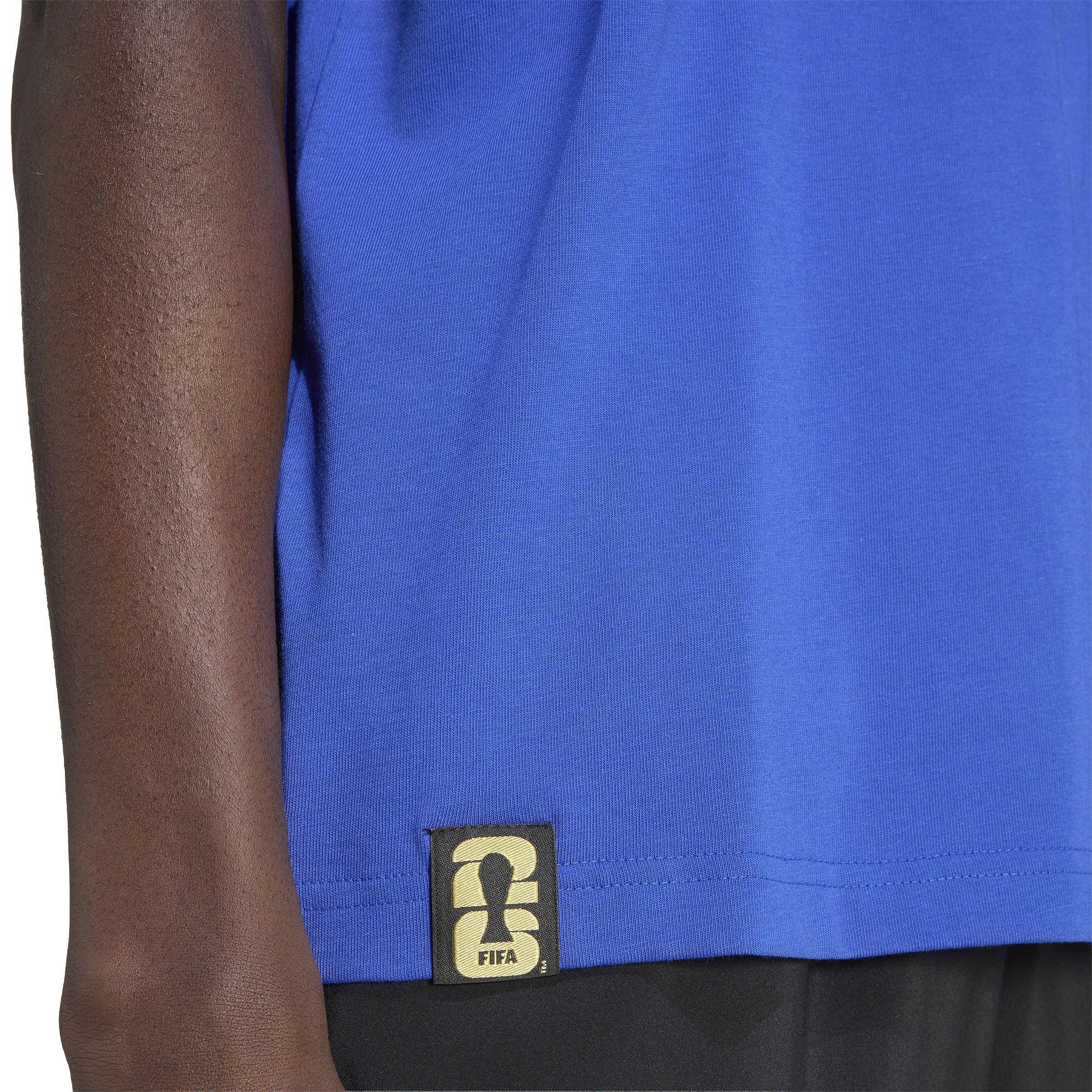 Vet Blauw - adidas - Men's Short Sleeve Performance T-Shirt - 5