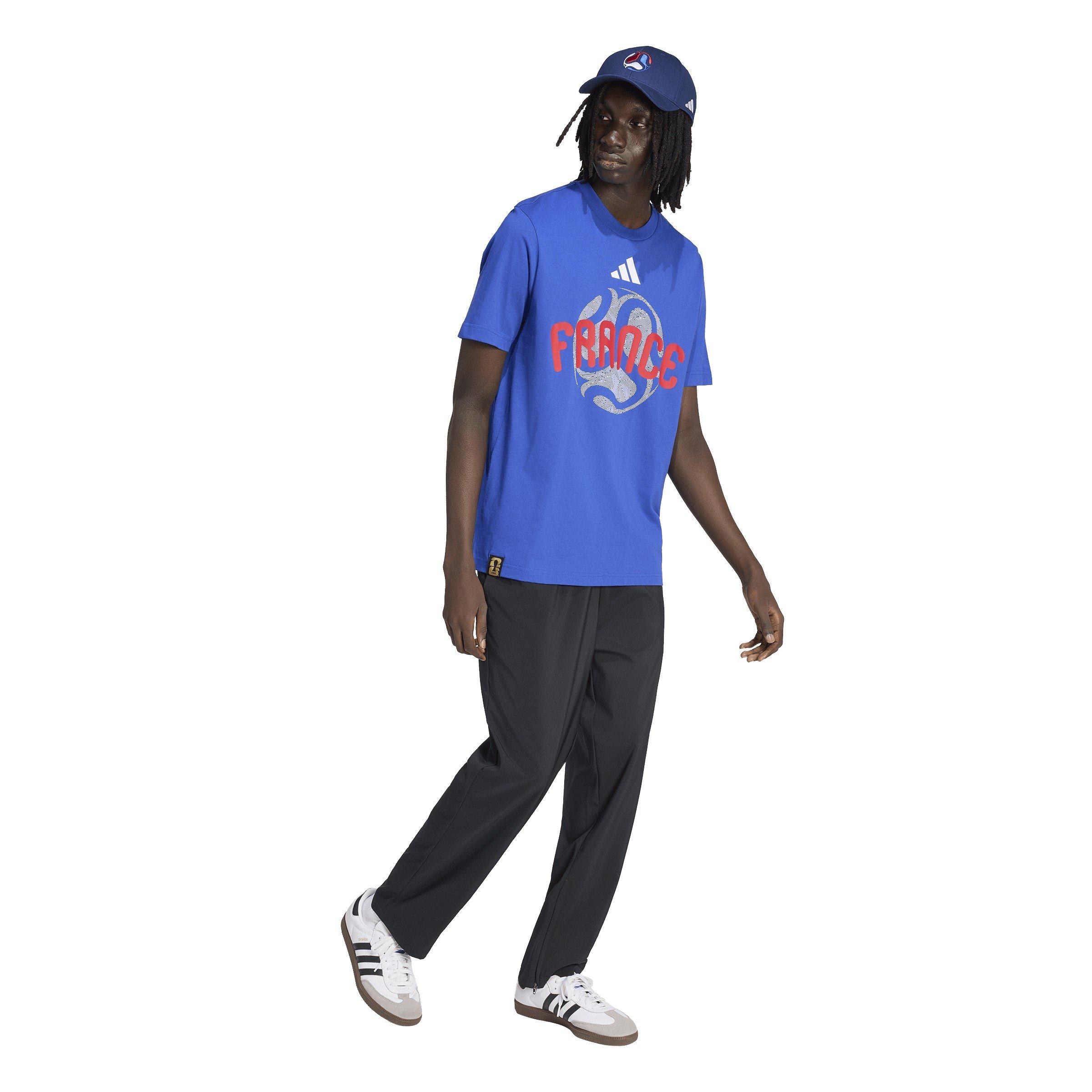 Vet Blauw - adidas - Men's Short Sleeve Performance T-Shirt - 6