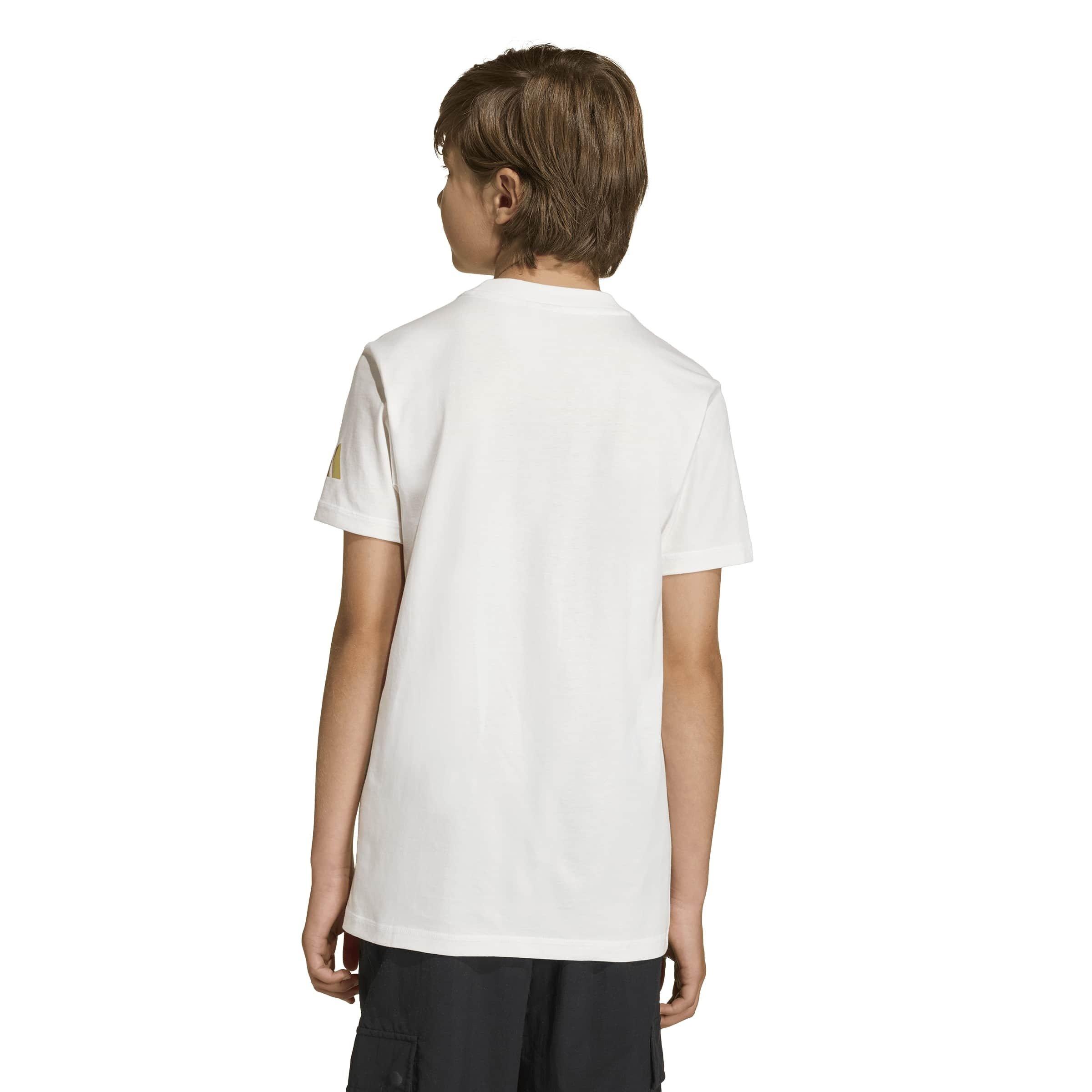 Core Hvid - adidas - Unisex Kids' Short Sleeve Performance T-Shirt - 5