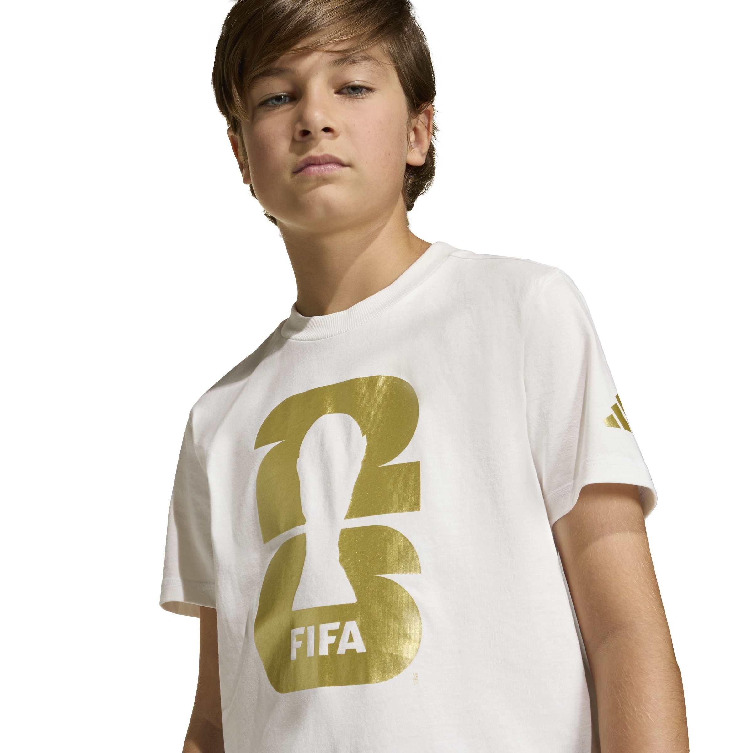 Core Hvid - adidas - Unisex Kids' Short Sleeve Performance T-Shirt - 6