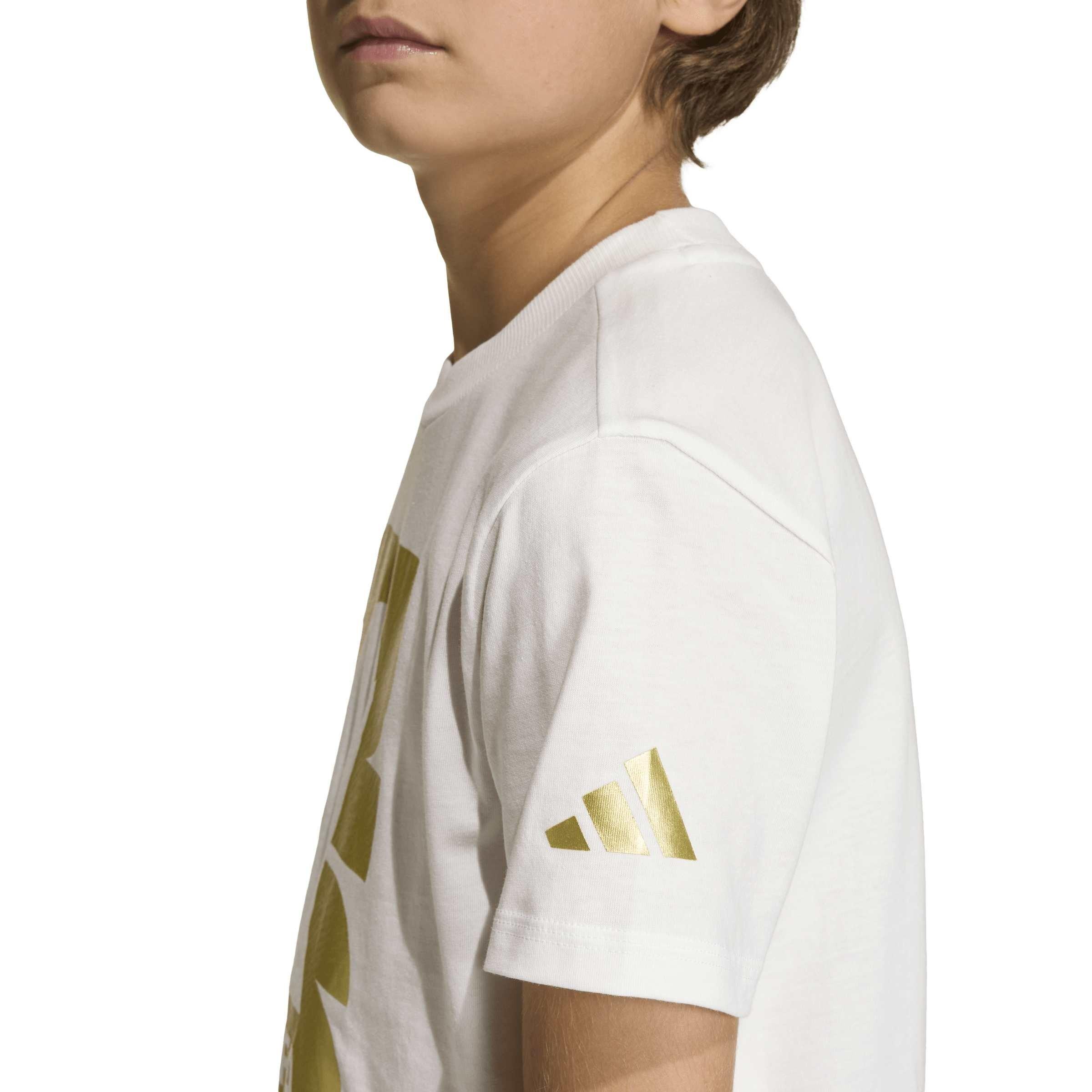 Core Hvid - adidas - Unisex Kids' Short Sleeve Performance T-Shirt - 8