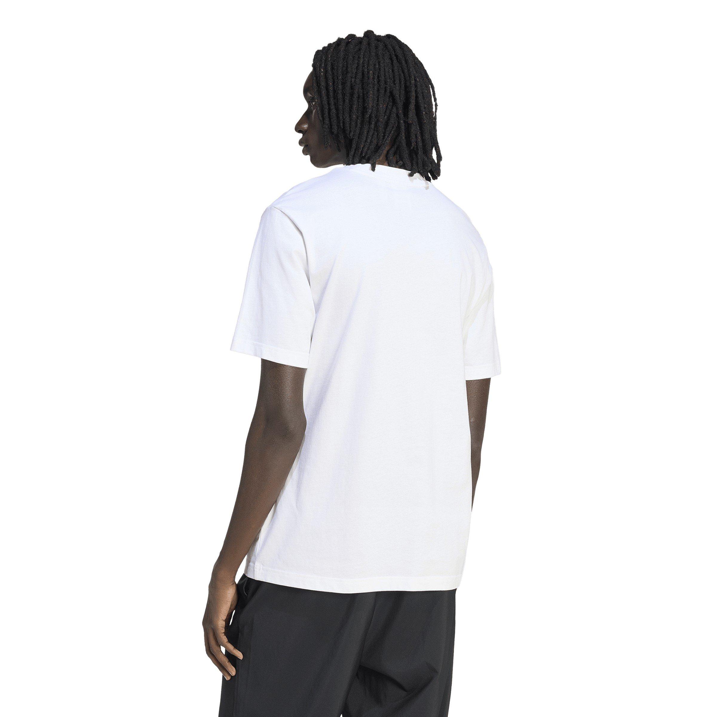 White - adidas - Men's Short Sleeve Performance T-Shirt - 3