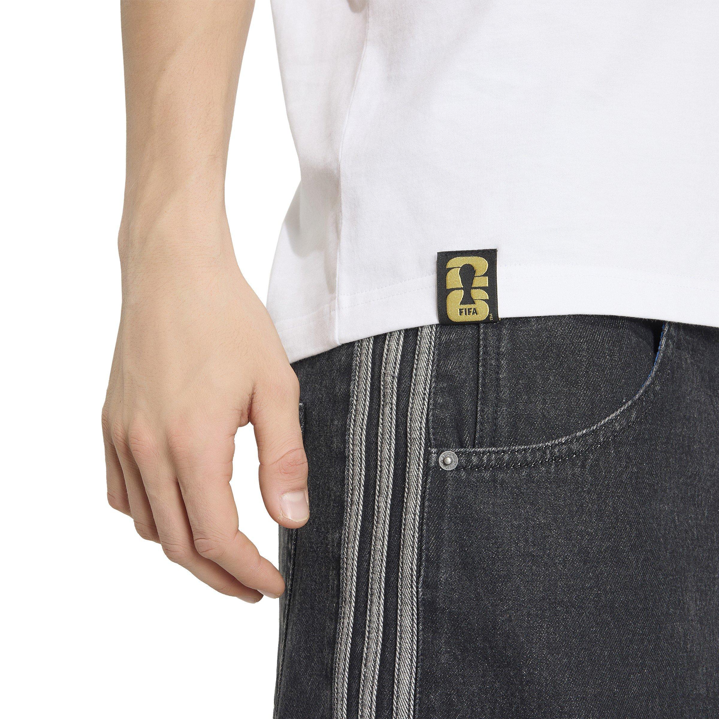 Blanc - adidas - Men's Short Sleeve Performance T-Shirt - 5