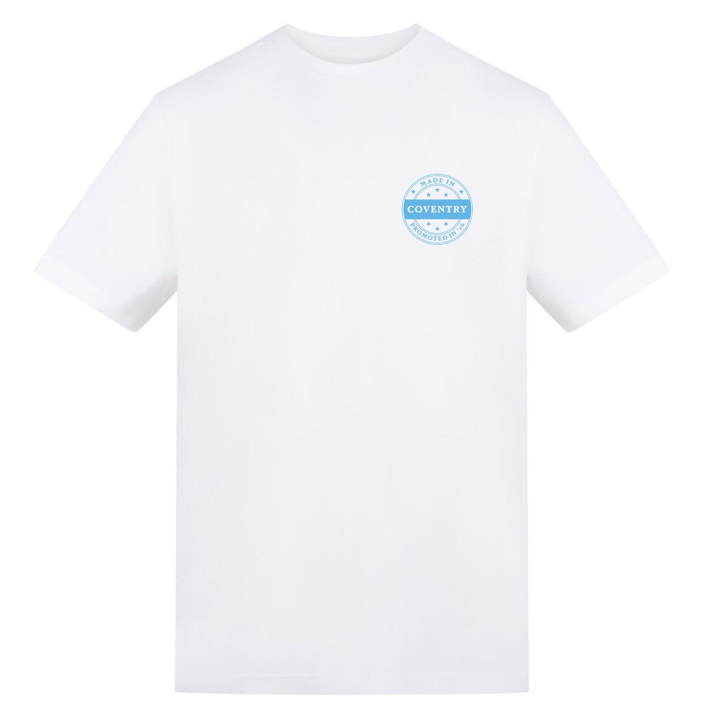 Printed Adults Coventry FC Football Fan T-Shirt