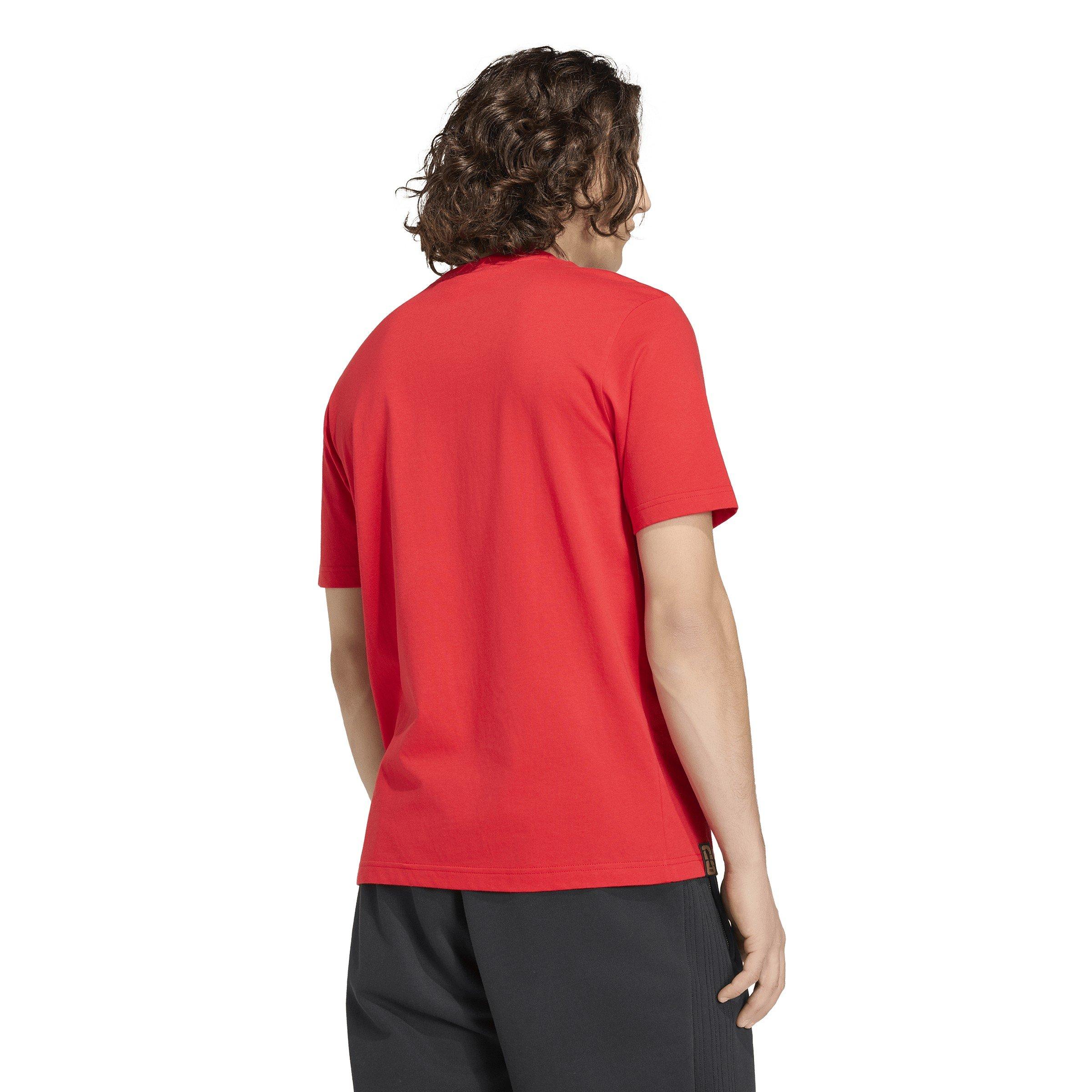 Rosso vivace - adidas - Men's Short Sleeve Performance T-Shirt - 3