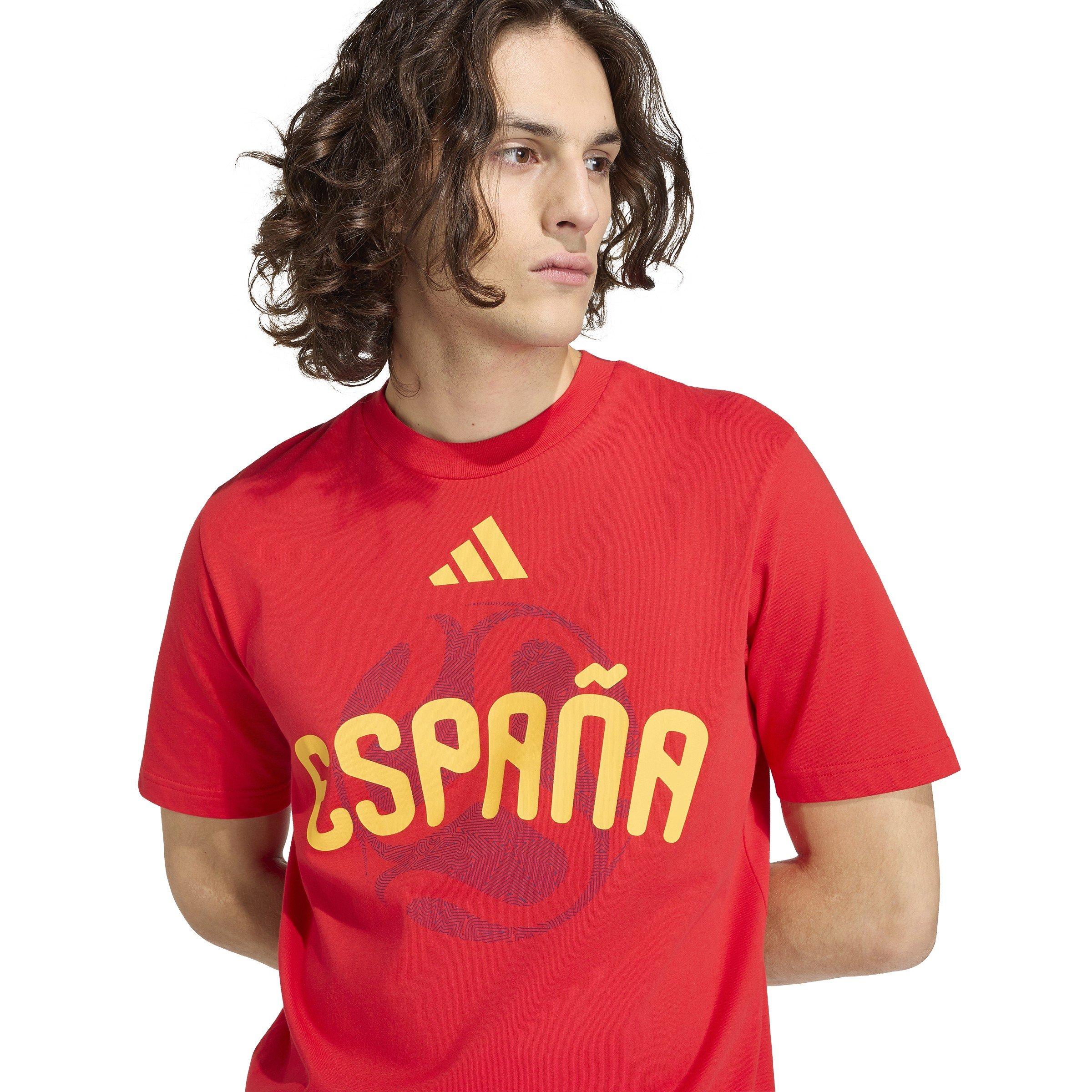 Rosso vivace - adidas - Men's Short Sleeve Performance T-Shirt - 4
