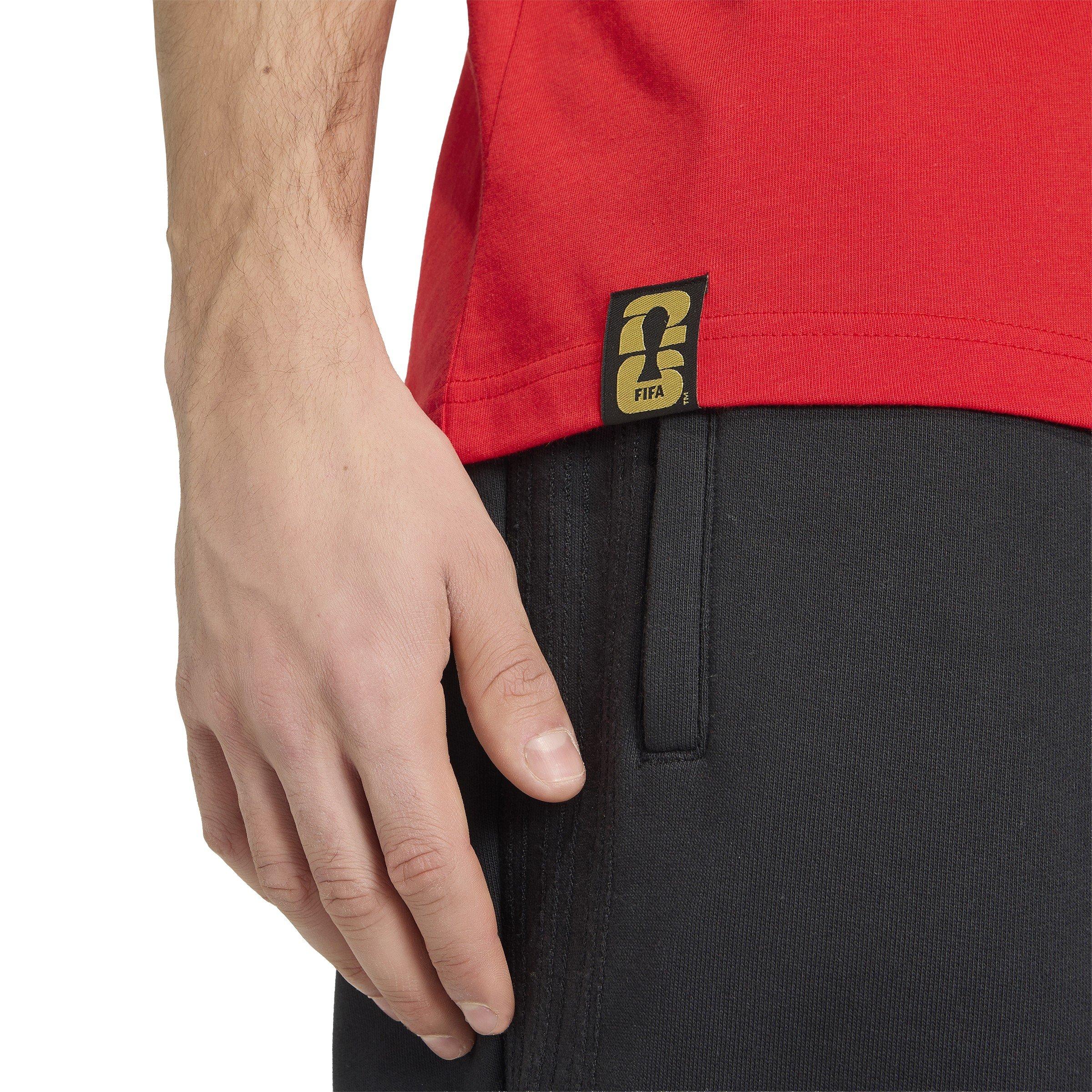 Rosso vivace - adidas - Men's Short Sleeve Performance T-Shirt - 5