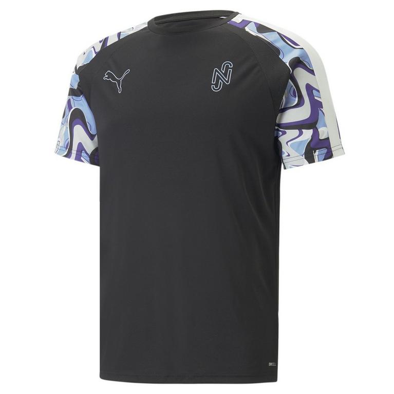 Noir/Lavande - Puma - Calvin Klein CK 1 T-Shirt in Schwarz mit Logo - 1