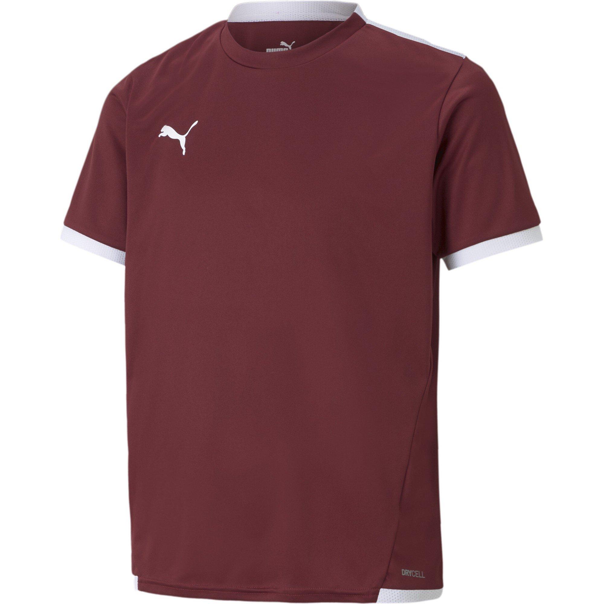 Cordovan-White - Puma - teamLIGA Jersey Jr - 1