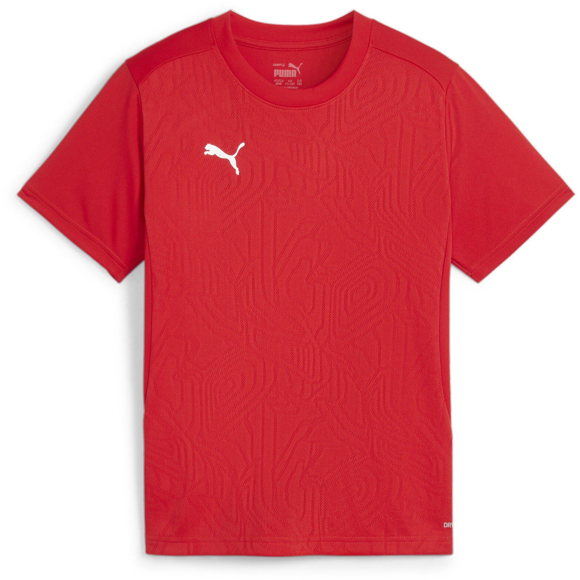 Puma Red - Puma - Kids' Teamfinal Training Short-Sleeve Performance T-Shirt - 1
