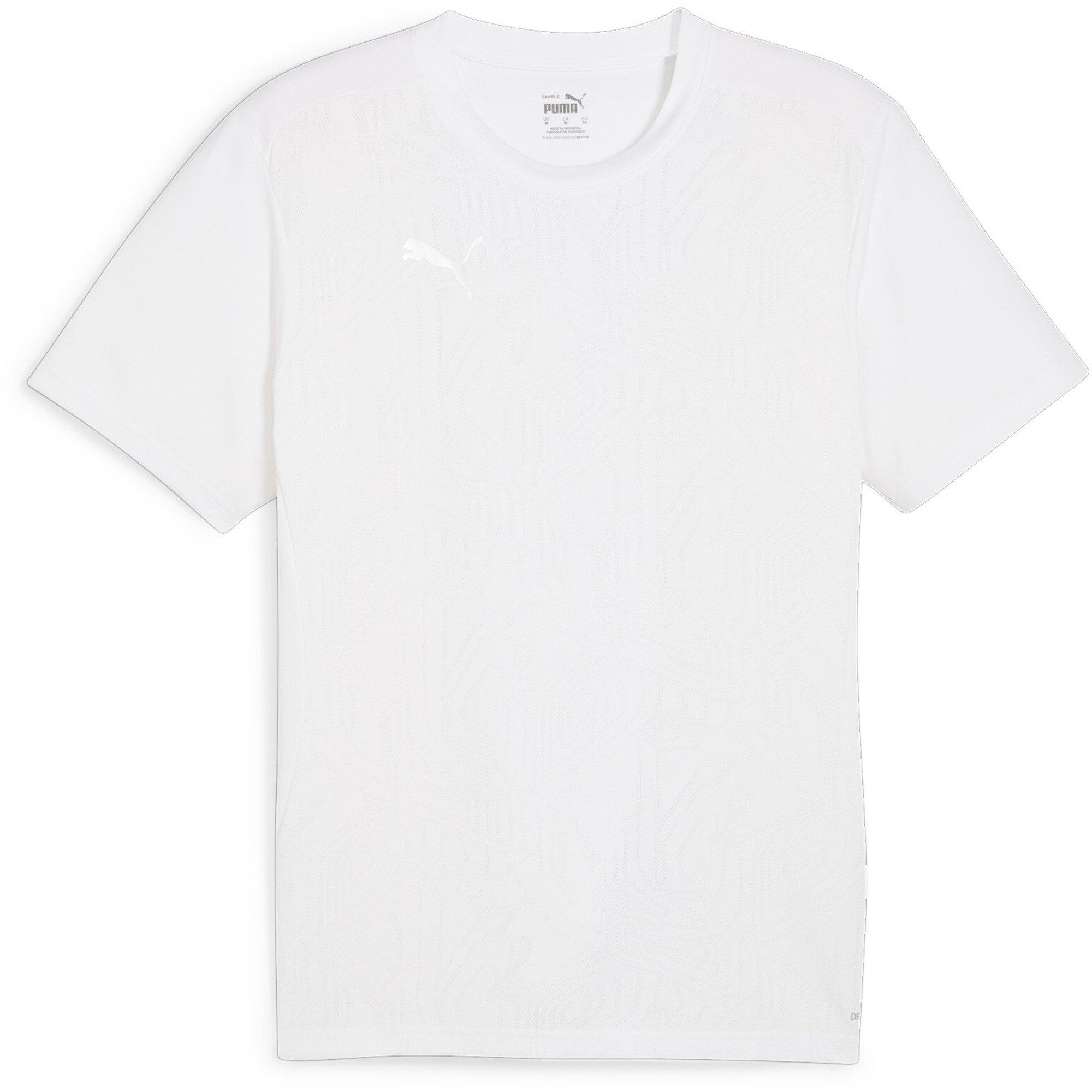 Puma Men's Teamfinal Training Short-Sleeve Performance T-Shirt - White Puma White - 2XL