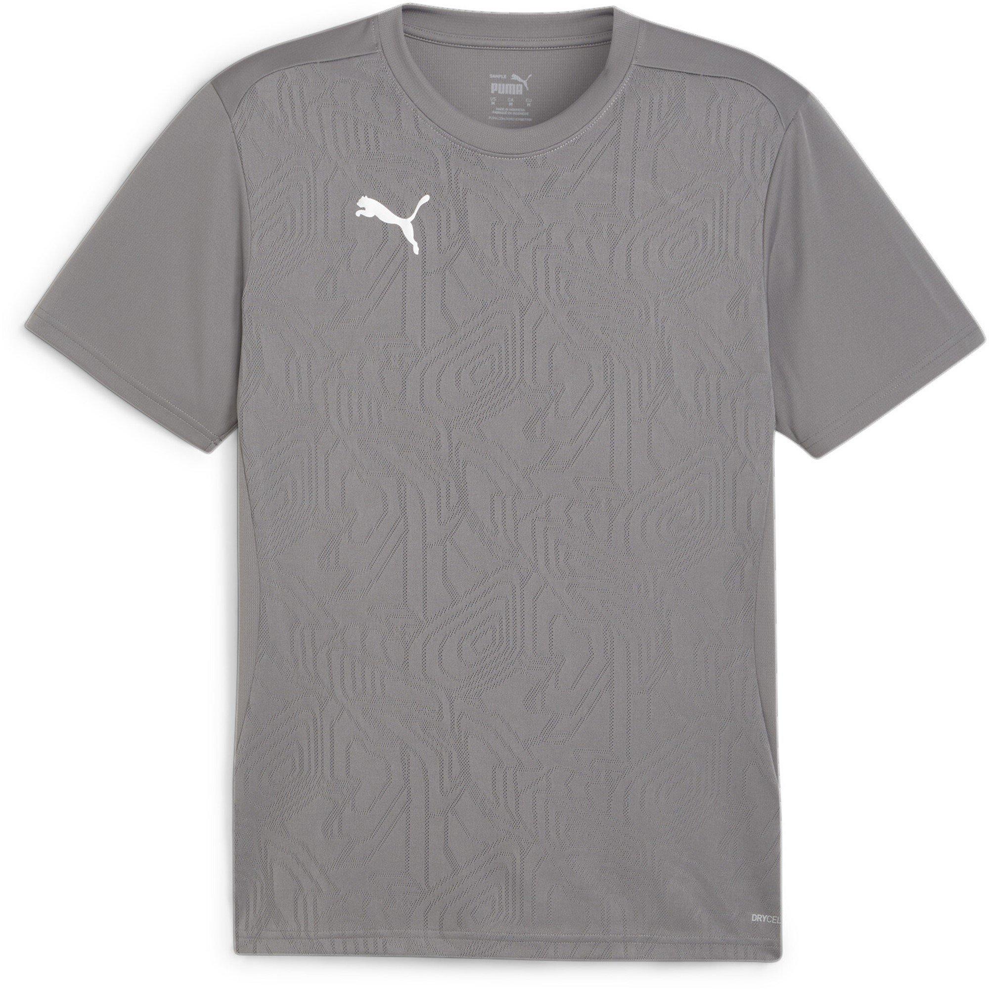 Puma Men's Teamfinal Training Short-Sleeve Performance T-Shirt - Cast Iron - 2XL