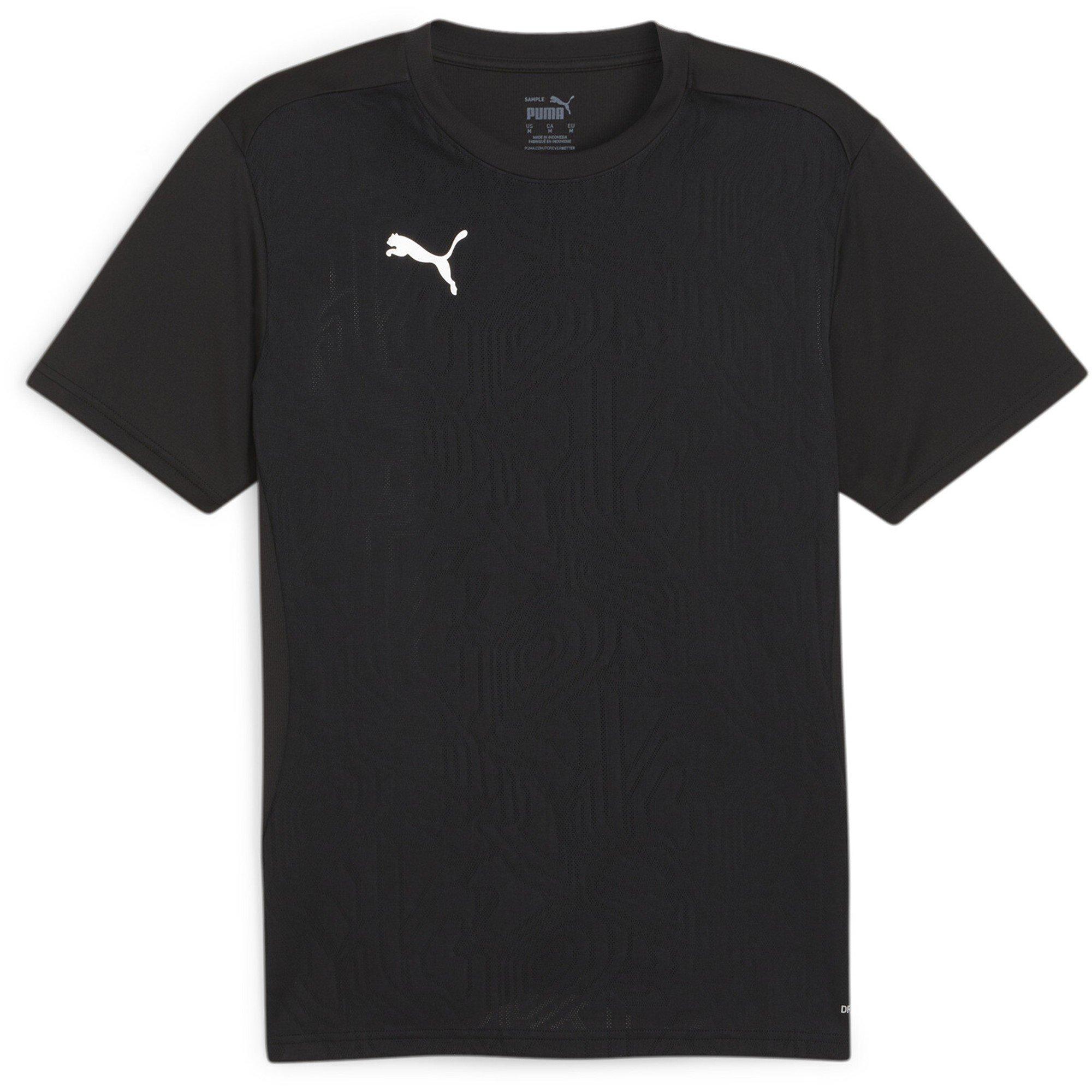 Puma Men's Teamfinal Training Short-Sleeve Performance T-Shirt - Black/Si - 2XL