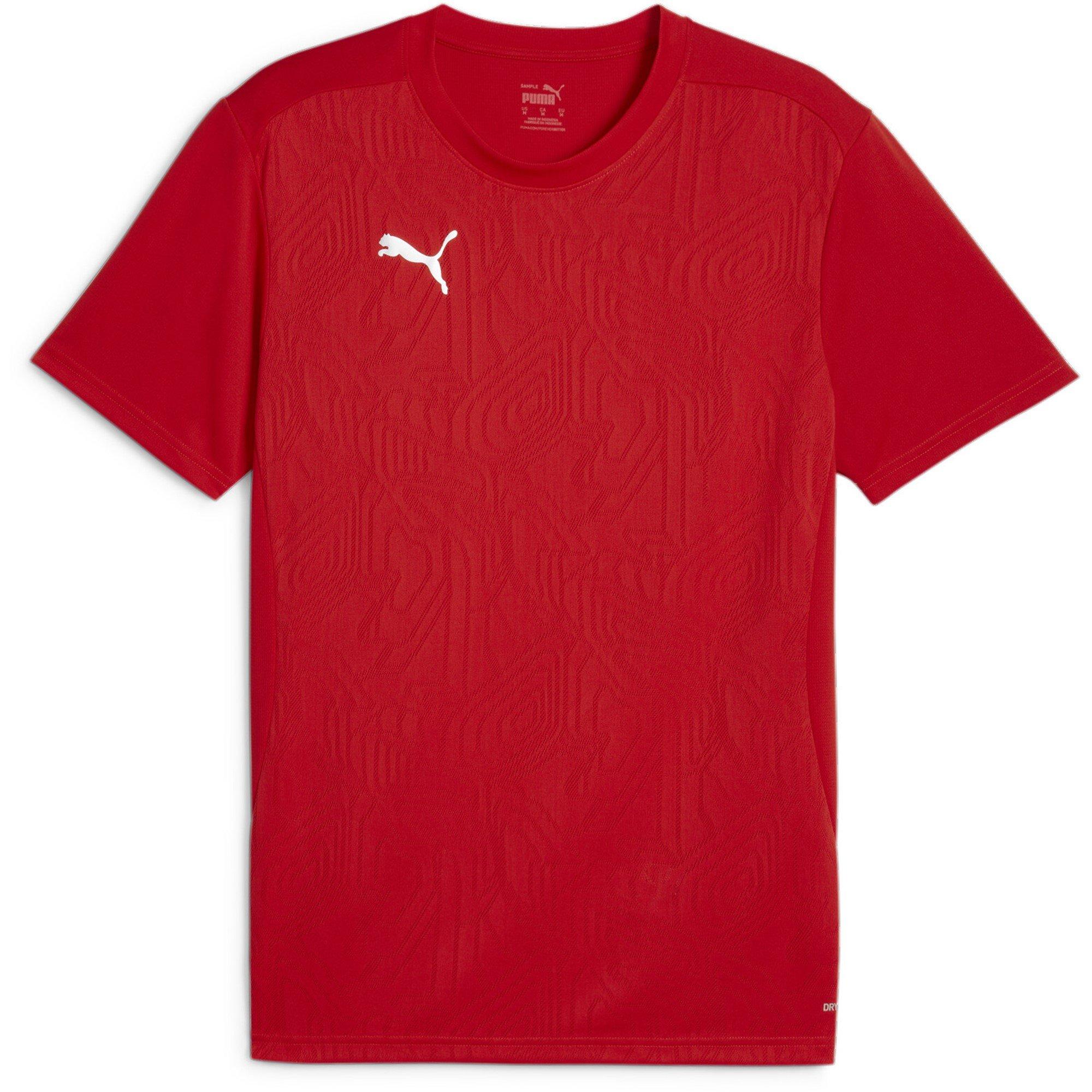 Puma Red - Puma - Men's Teamfinal Training Short-Sleeve Performance T-Shirt - 1