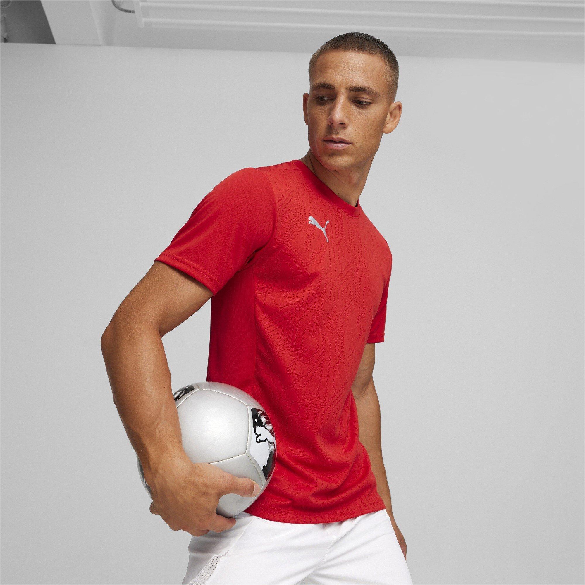 Puma Red - Puma - Teamfinal Training Short-Sleeve Performance T-Shirt - 3