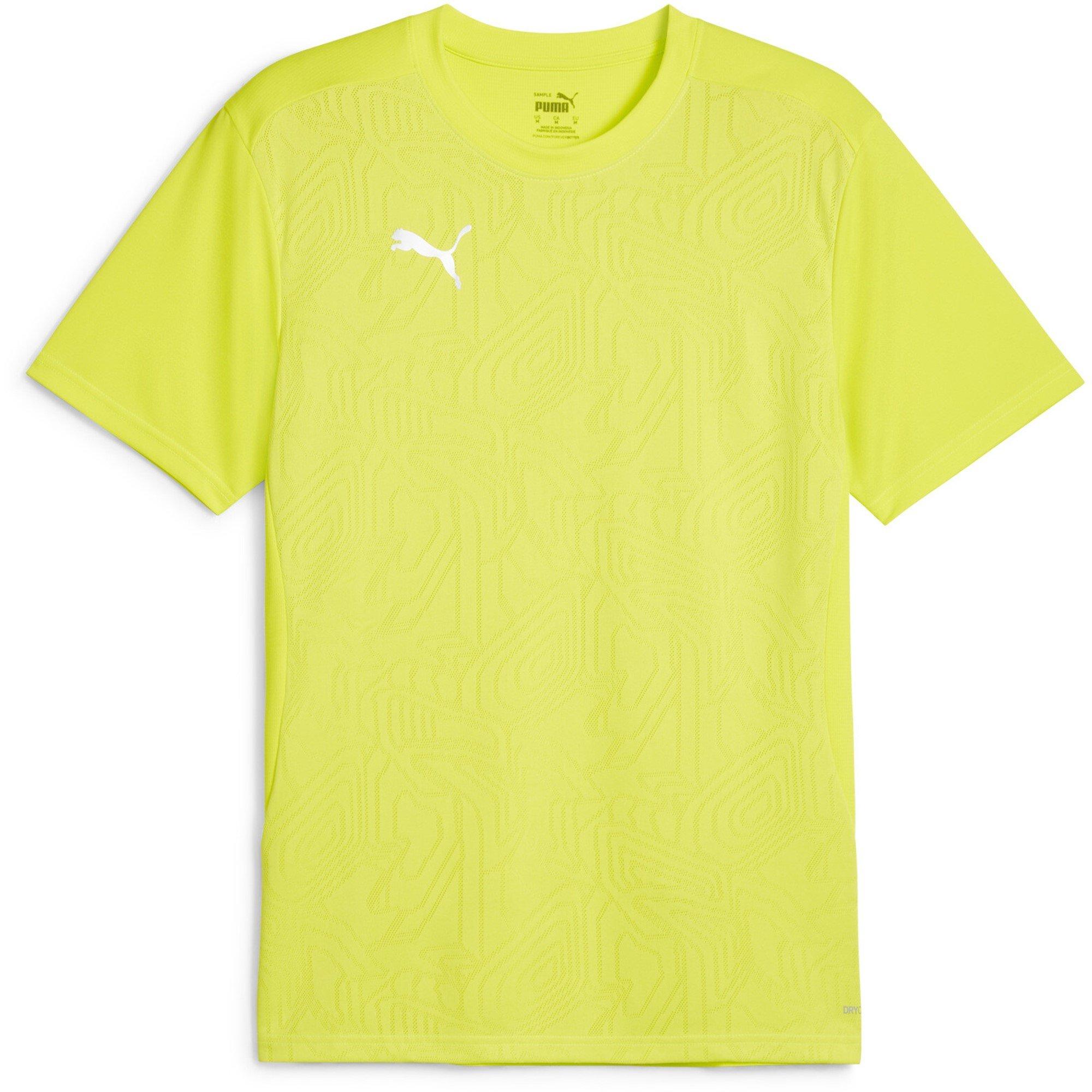 Puma Men's Teamfinal Training Short-Sleeve Performance T-Shirt - Electric Lim - M