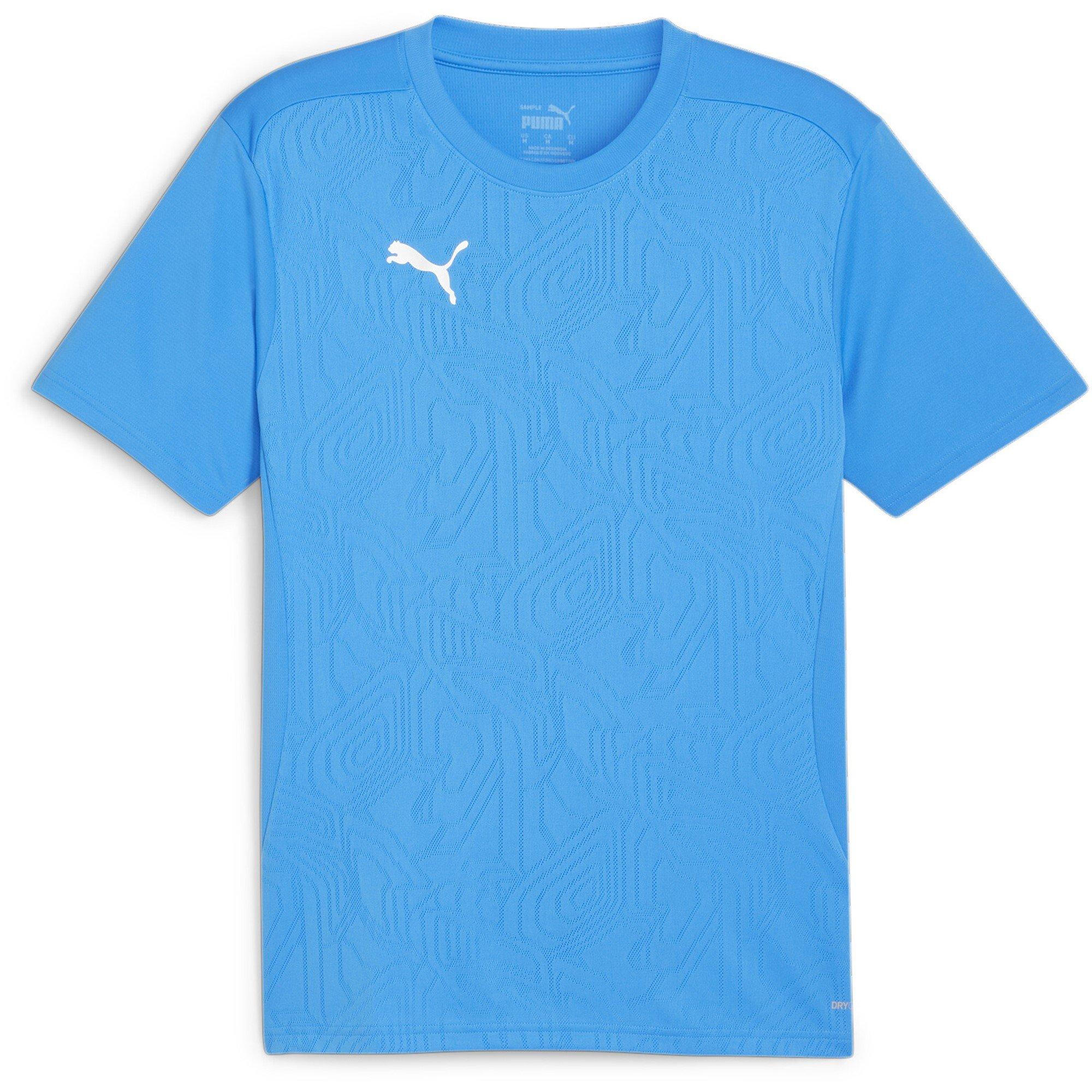 Puma Men's Teamfinal Training Short-Sleeve Performance T-Shirt - Ignite Blue - M