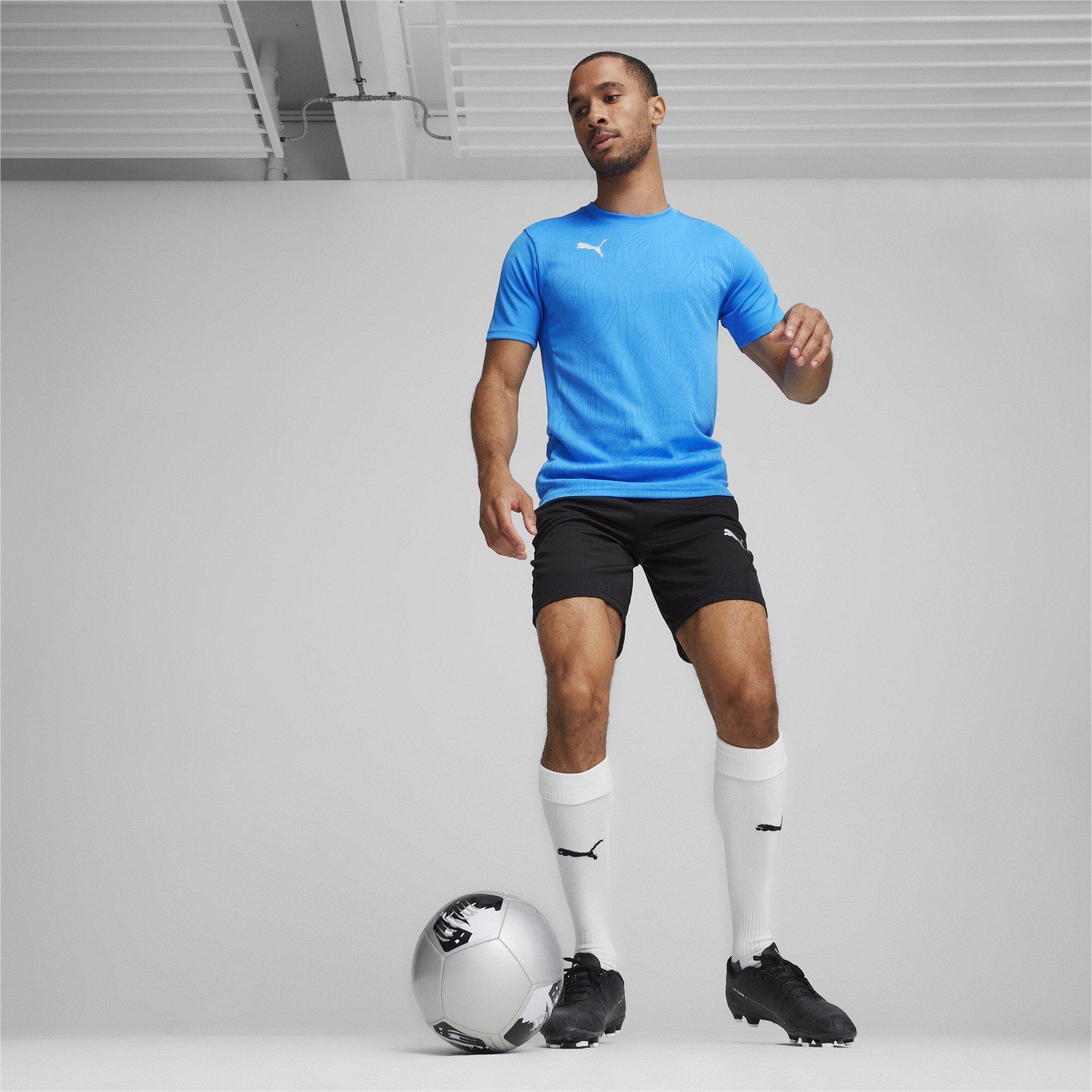 Ignite Blue - Puma - Men's Teamfinal Training Short-Sleeve Performance T-Shirt - 7