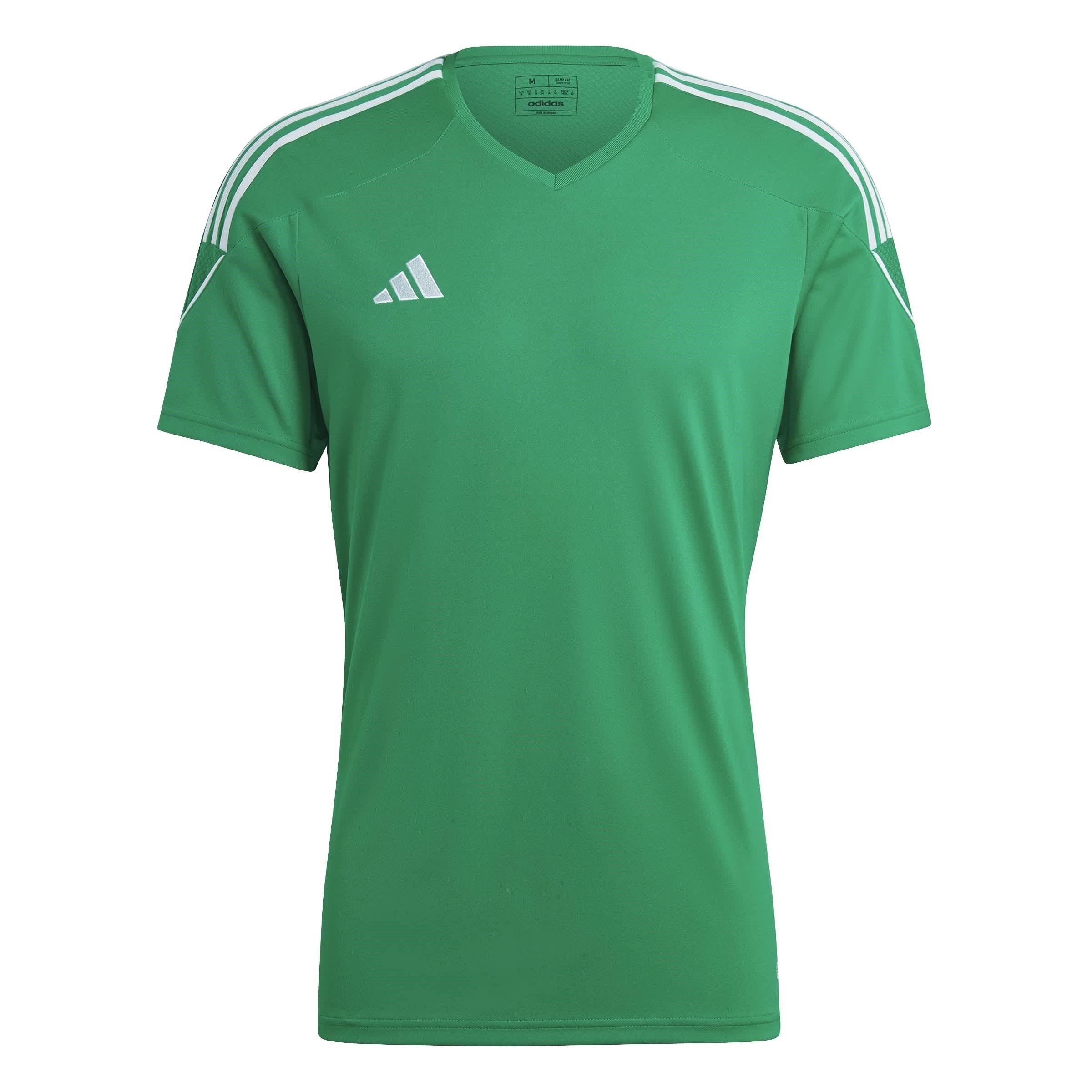 Green/White - adidas - Men's Tiro Short Sleeve Performance T-Shirt - 1