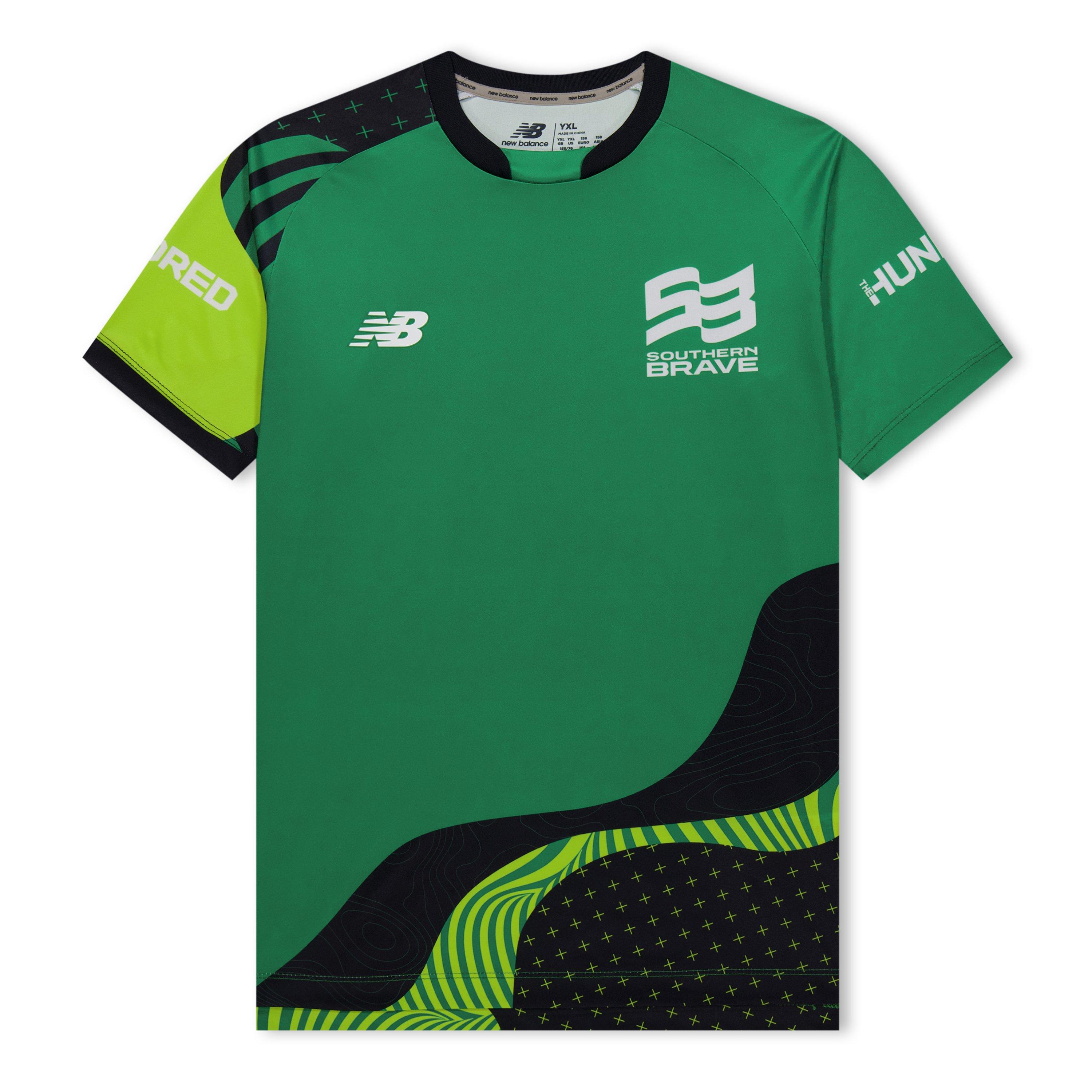 Brave Green - New Balance - Unisex Kids' Short-Sleeve Performance T-Shirt - 1