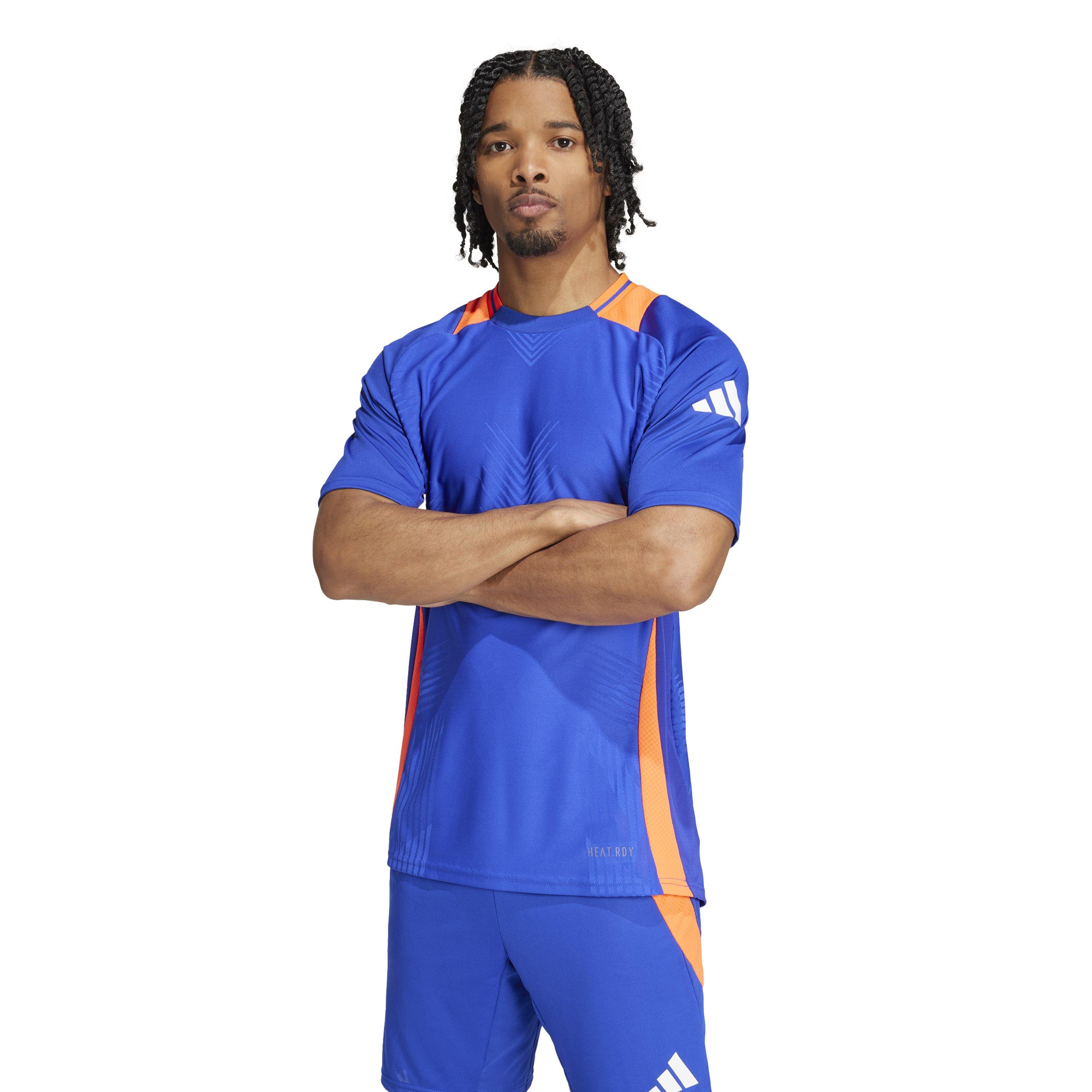 Blau - adidas - Tiro24 P Tr Jsy T-Shirt Mens - 3