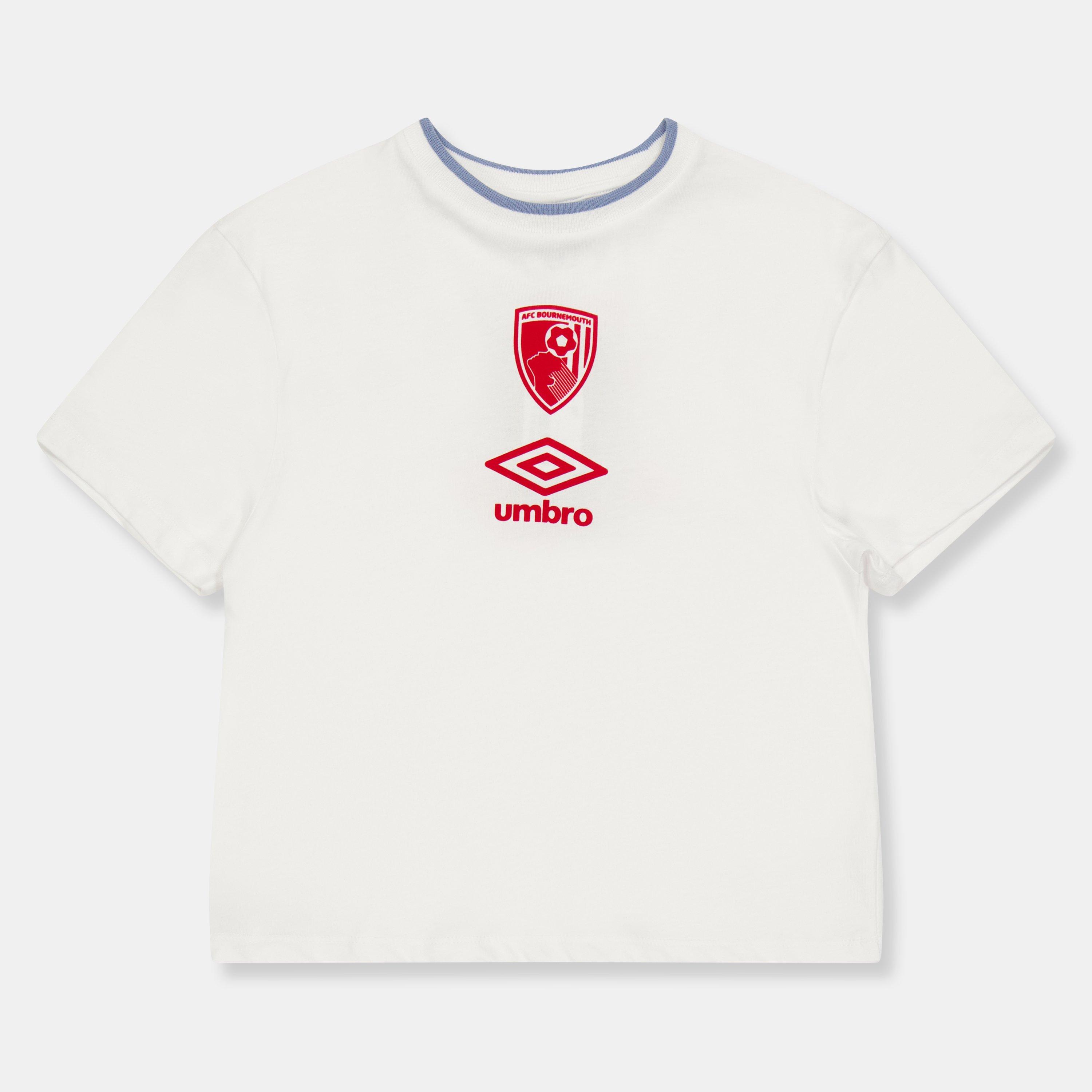 Brilliant White - Umbro - Unisex Kids Bournem Travel Short Sleeve Performance T-Shirt - 1