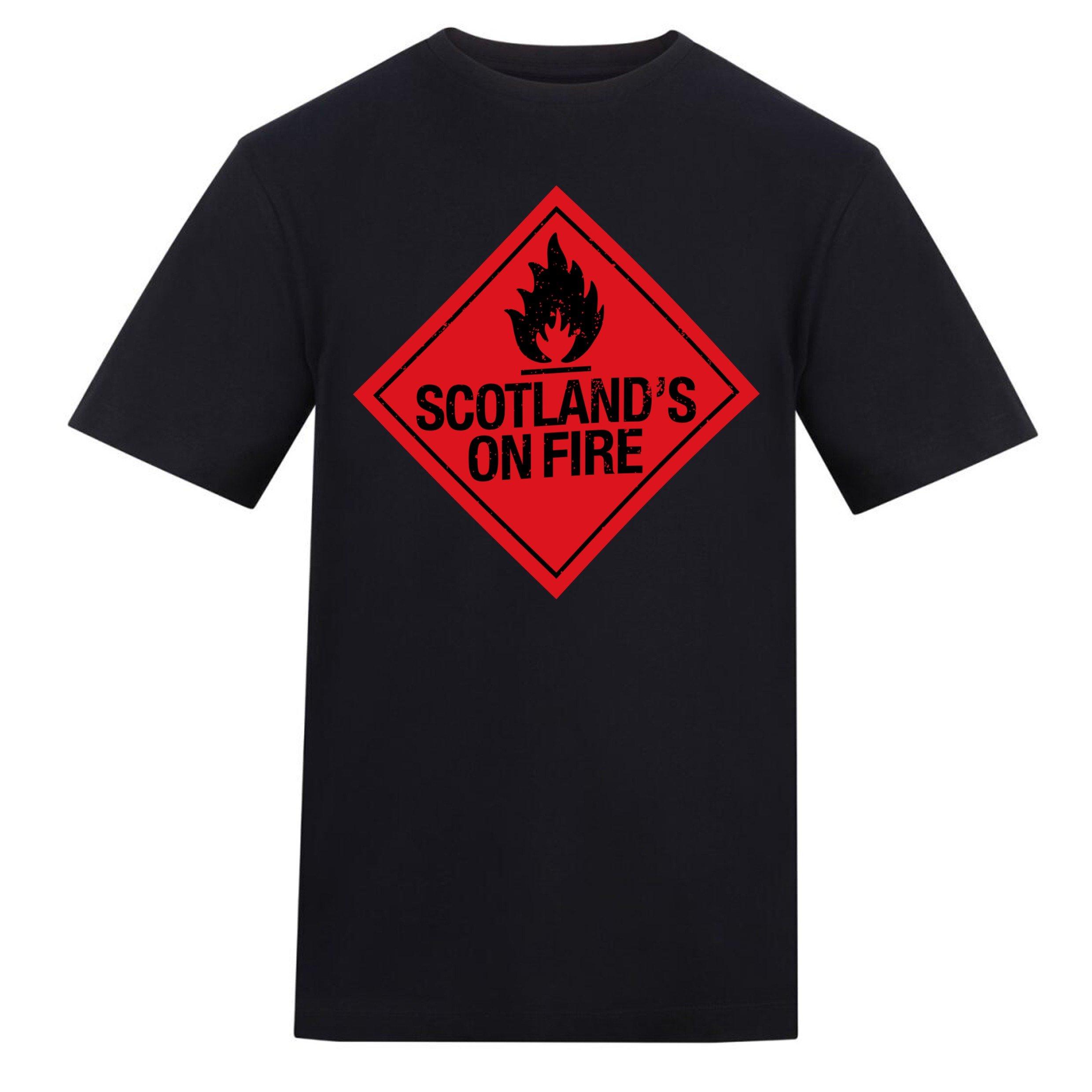 AWD Adults Printed Scotland World Cup Tee