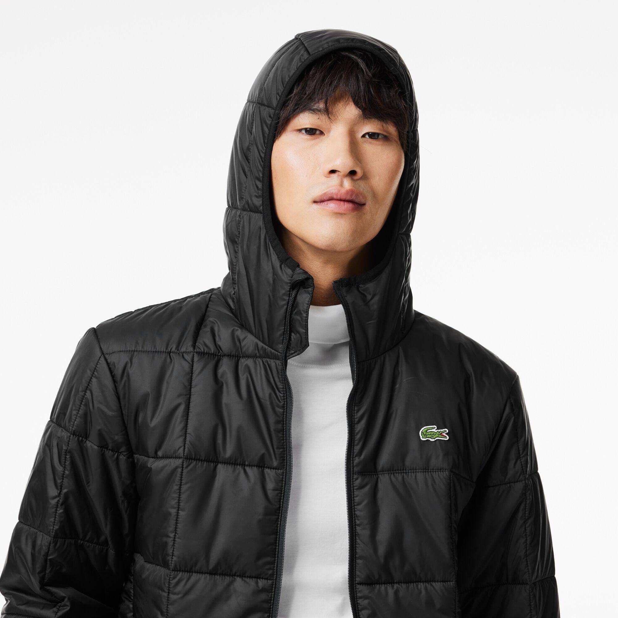 Nero/Nero - Lacoste - Colour Block Padded Jacket - 2